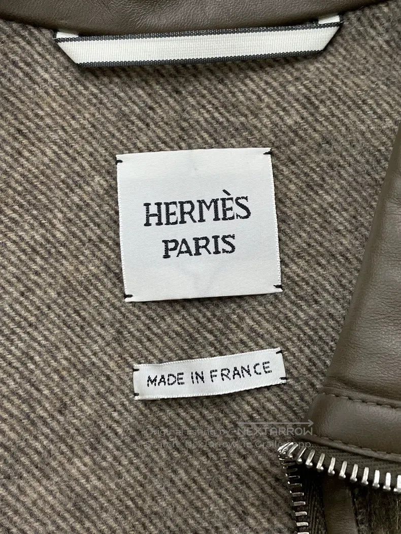 Other Hermes Color Blocked Cashmere Mohair Overcoat Size XXS / US 00 / IT 34 - 5 Thumbnail