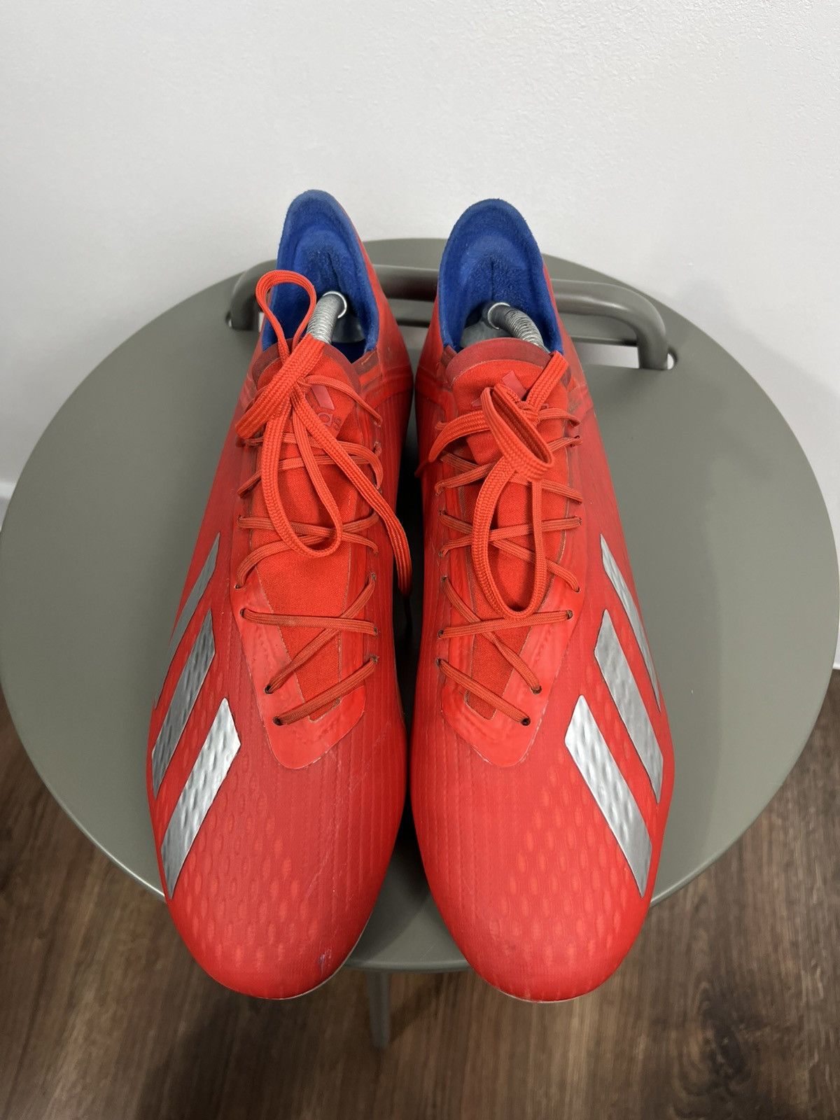 Adidas Adidas Red Soccer Cleats 11.5 US FG Ground Lightweight Boots Size US 11.5 / EU 44-45 - 9 Thumbnail