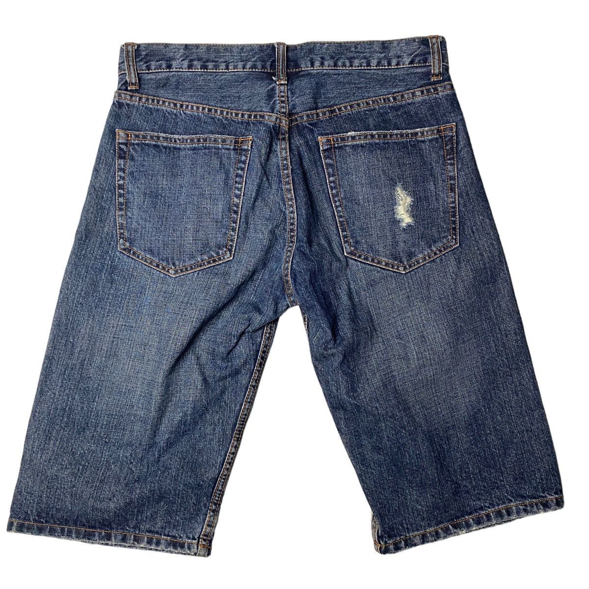 If Six Was Nine 2000's Japanese Poem Cross Skull Shorts Size US 31 - 5 Thumbnail