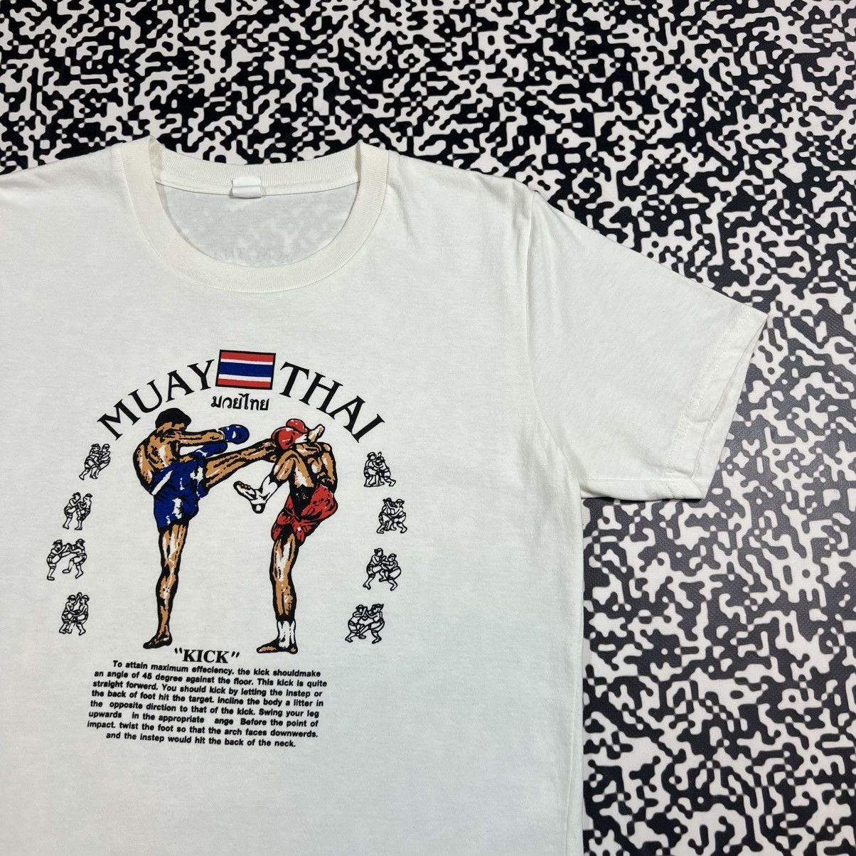 Japanese Brand Vintage Y2K Muay Thai Thailand Retro Japanese Style T-shirt Size L / US 10 / IT 46 - 9 Thumbnail