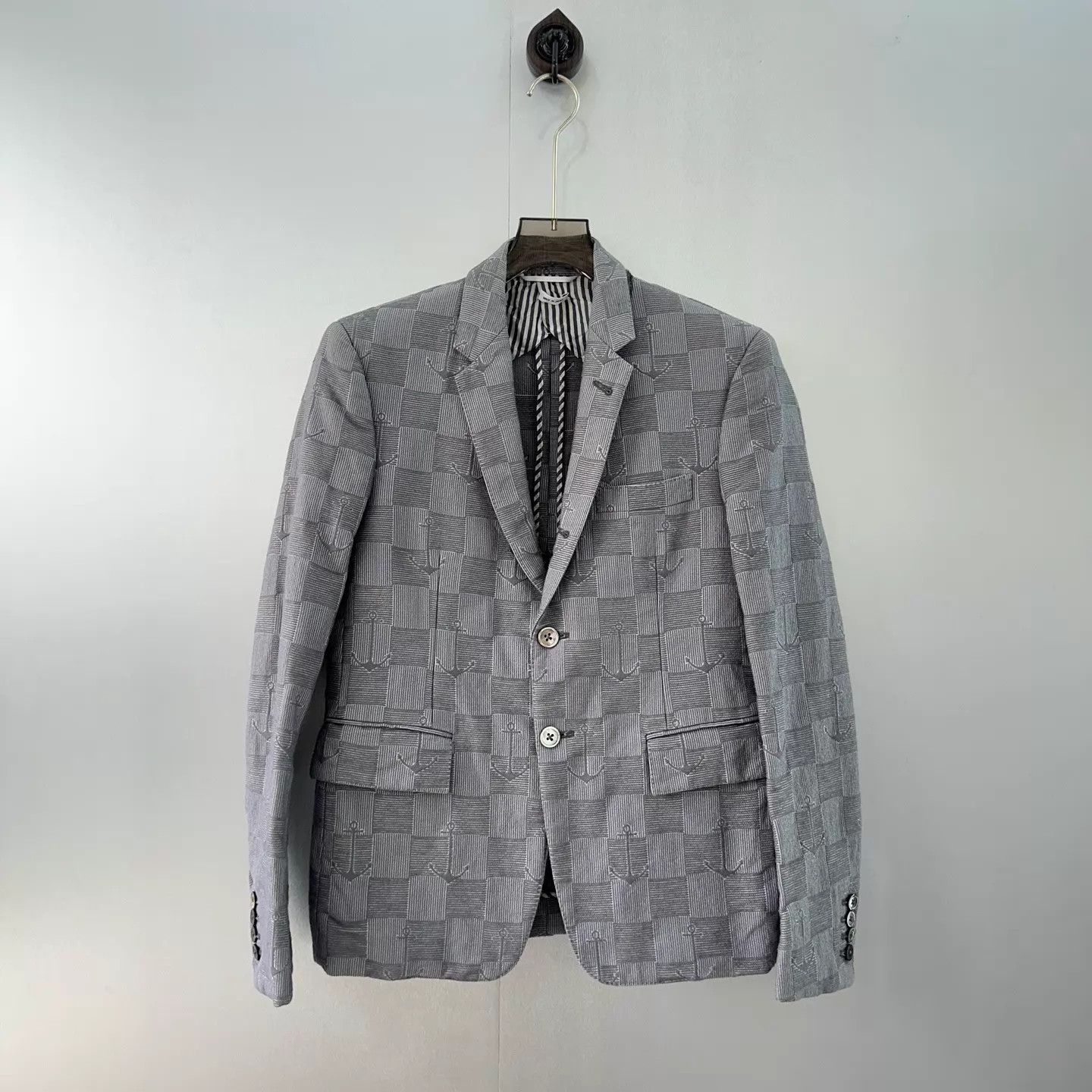 Thom Browne Thom Browne Anchor Blazer & Short Set 3/2 Size 42R - 1 Thumbnail