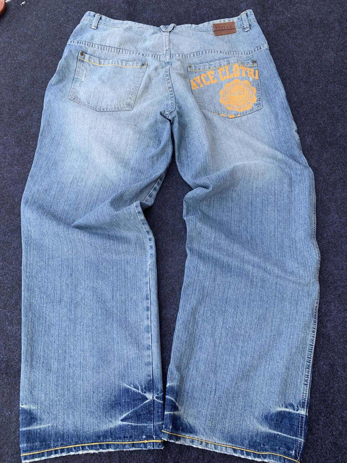 Enyce Enyce Baggy Jeans Y2K Loose Fit Hip Hop Denim (32) Size US 38 / EU 54 - 1 Thumbnail