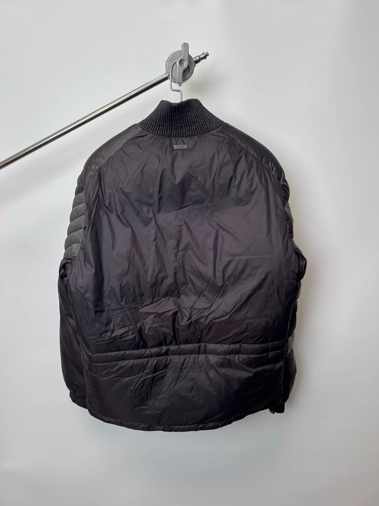 Dirk Bikkembergs Dirk Bikkembergs Panelled Diagonal Ribbed Down Jacket Size US L / EU 52-54 / 3 - 4 Thumbnail