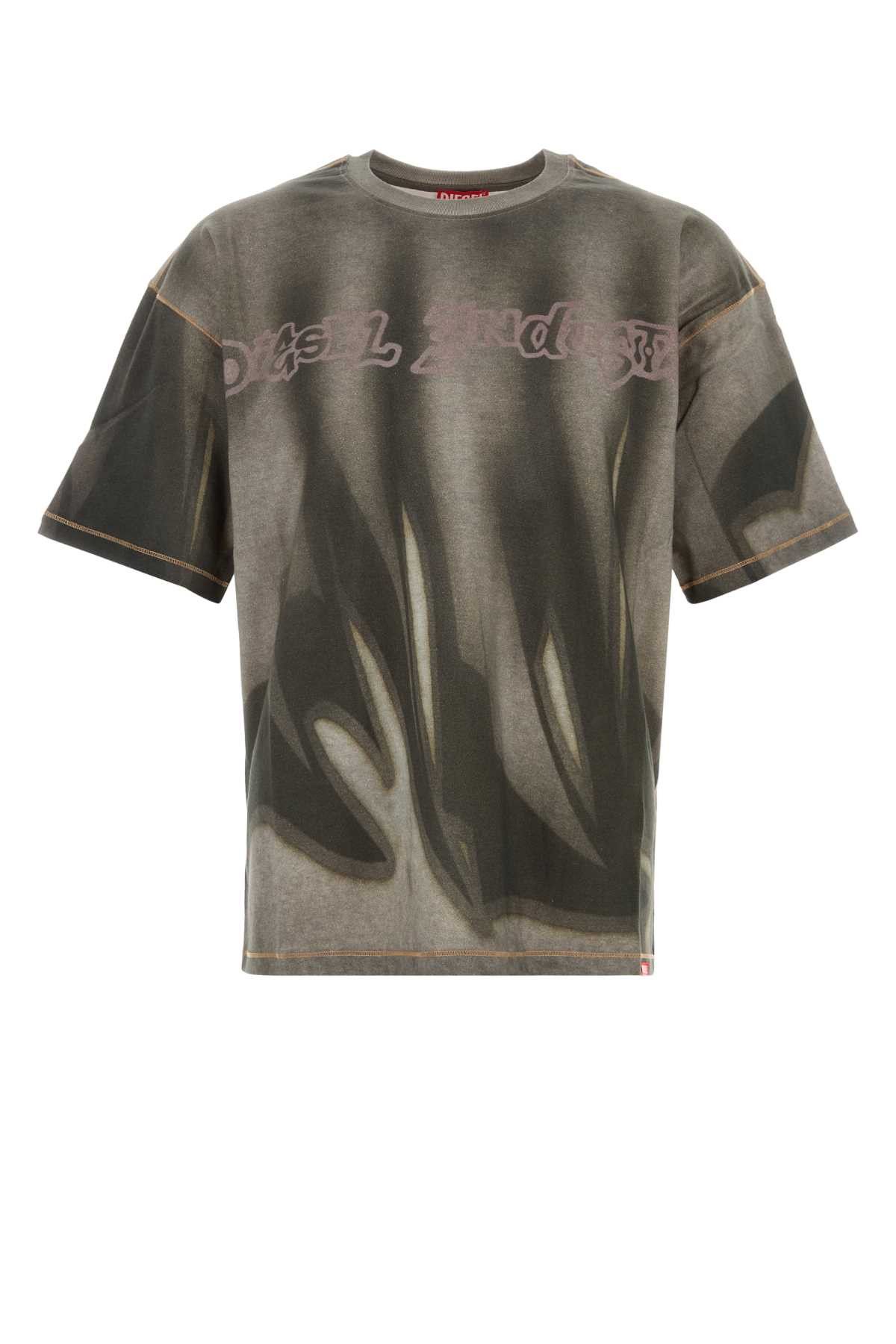 Diesel Printed Cotton T-Shirt Size US M / EU 48-50 / 2 - 1 Thumbnail