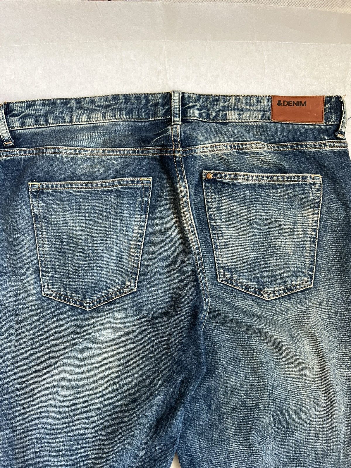 H&M &Denim H&M Skinny Boyfriend Fit Acid Wash Distressed Denim Size US 36 / EU 52 - 13 Thumbnail