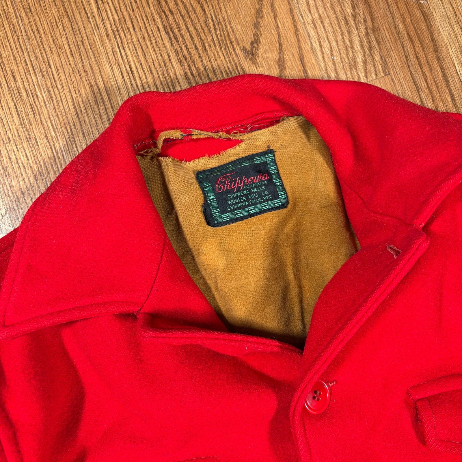 Chippewa Vintage 50s Red Chippewa Wool Hunting Coat XL Size US XL / EU 56 / 4 - 3 Thumbnail