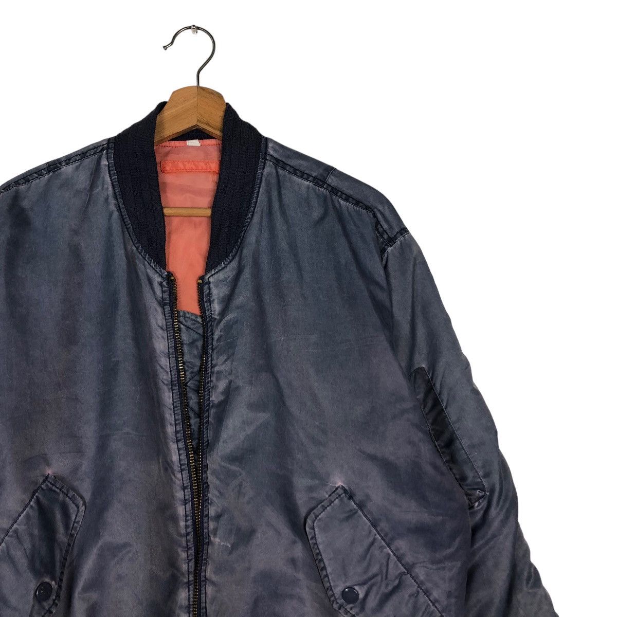 Japanese Brand 🔥Vintage Reversible Bomber Jacket Riot Riot Military Japan Size US L / EU 52-54 / 3 - 6 Thumbnail