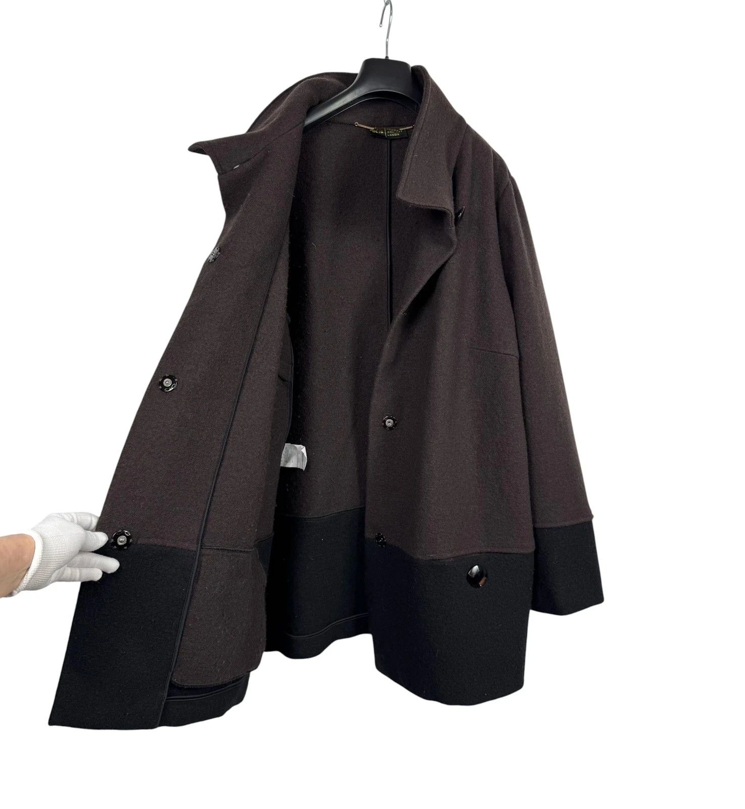 Other Perte Tricot Krizia Wool Coat size UK22 D50 Size XL / US 12-14 / IT 48-50 - 10 Thumbnail