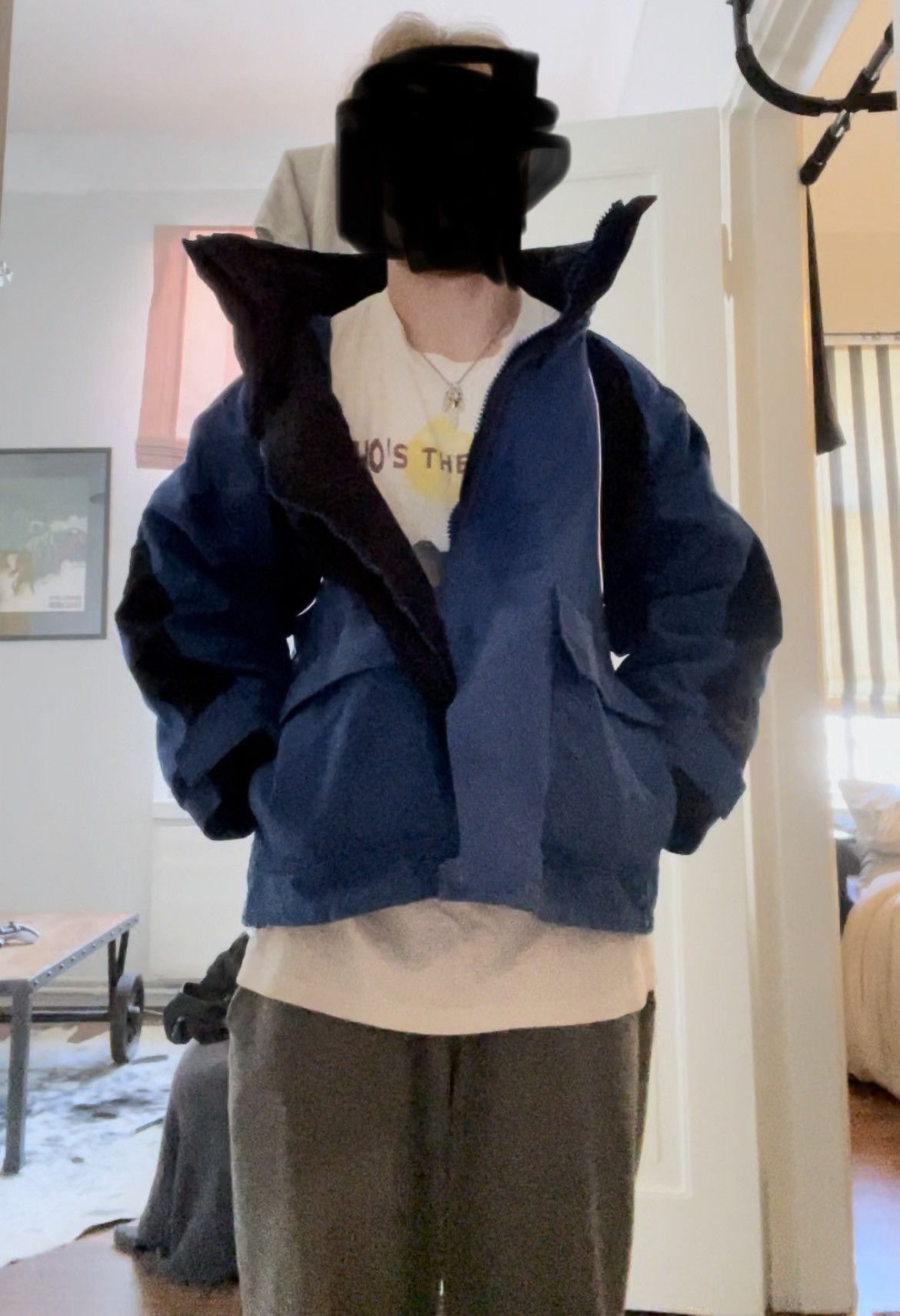 Balenciaga C-shape Swing parka Runway