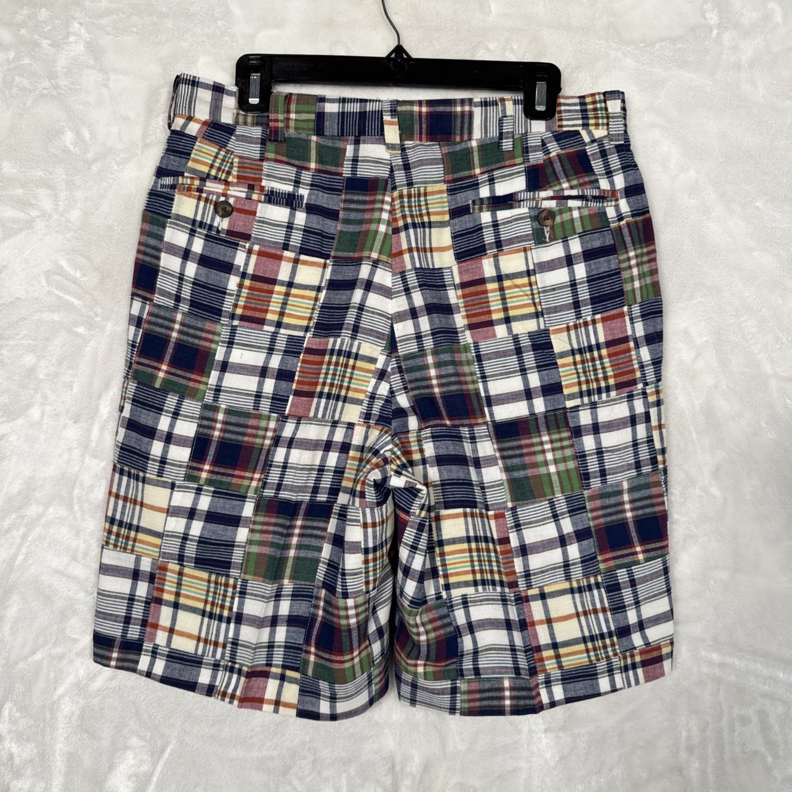 Pendleton Pendleton Shorts Men 34x9 Blue Madras Patchwork Golf Plaid Size US 34 / EU 50 - 9 Thumbnail