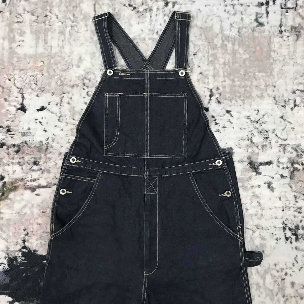 Levi's Vintage Clothing × Vintage Vintage Levis Silvertab Carpenter Denim Overalls Jeans Size US 38 / EU 54 - 2 Thumbnail