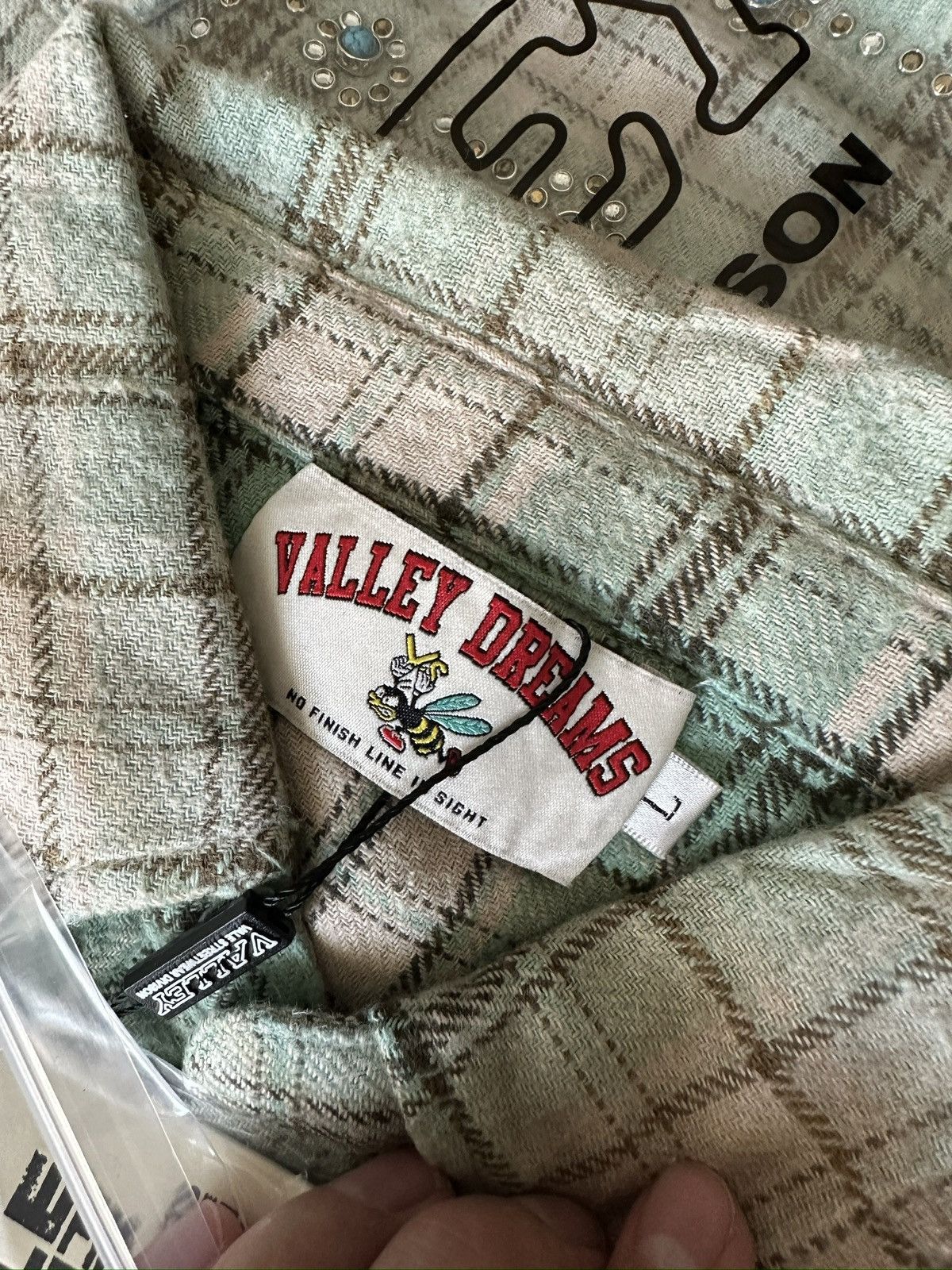 Vale Little Gems Crystal Flannel Beige Green Size US L / EU 52-54 / 3 - 4 Thumbnail