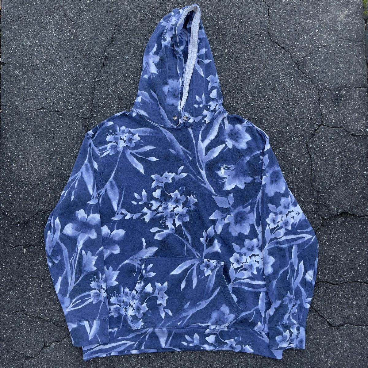 Polo Ralph Lauren Floral Cotton Spa Terry Hoodie