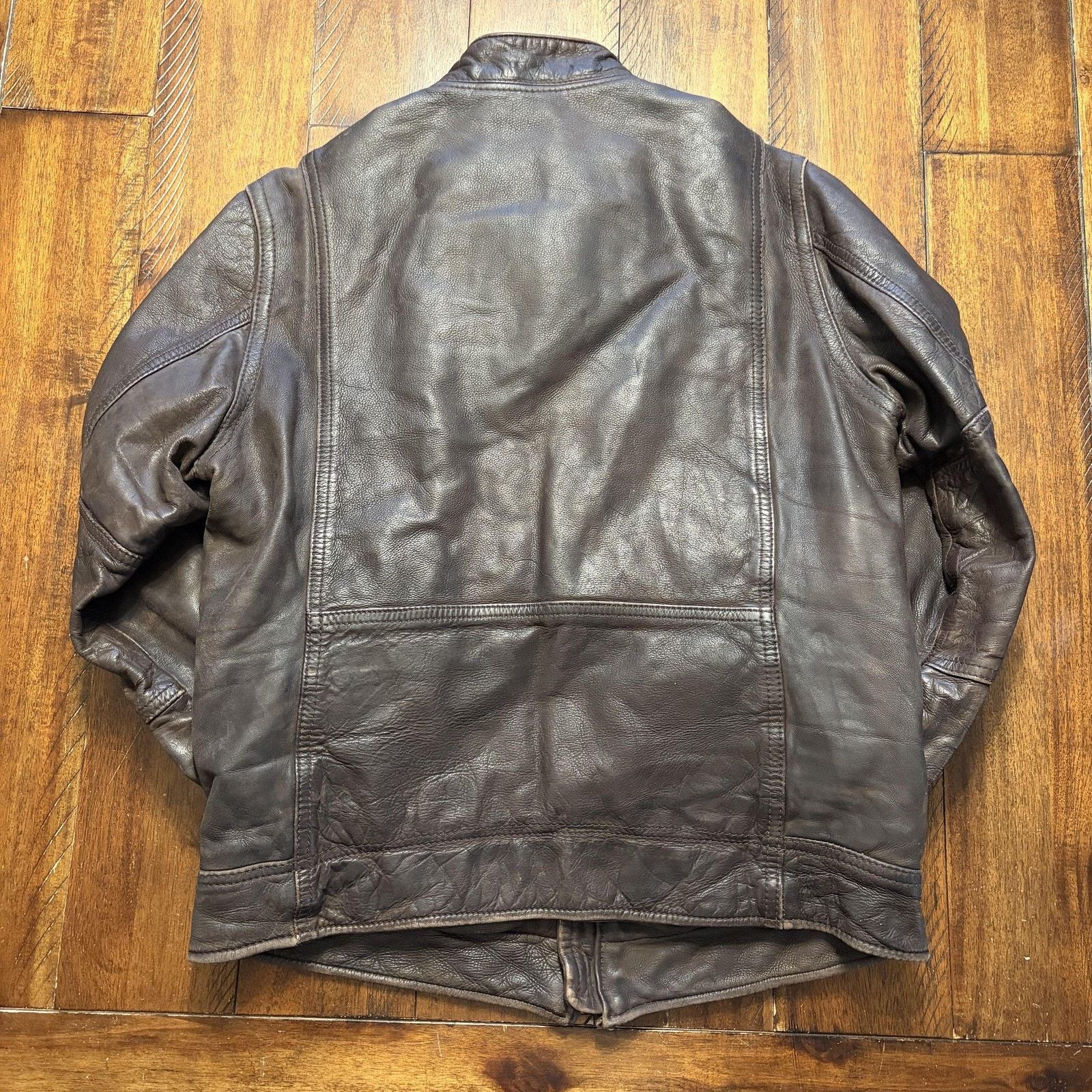 Hollister Hollister Palm Canyon Jacket Mens Small Leather Moto Bomber Size US S / EU 44-46 / 1 - 14 Thumbnail