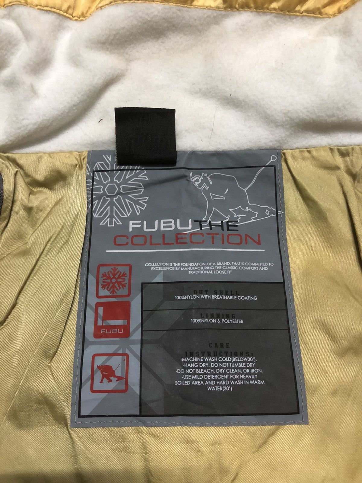 If Six Was Nine Vintage 90s Sunfaded Fubu The Collection Fur Ski Jacket Size M / US 6-8 / IT 42-44 - 22 Thumbnail