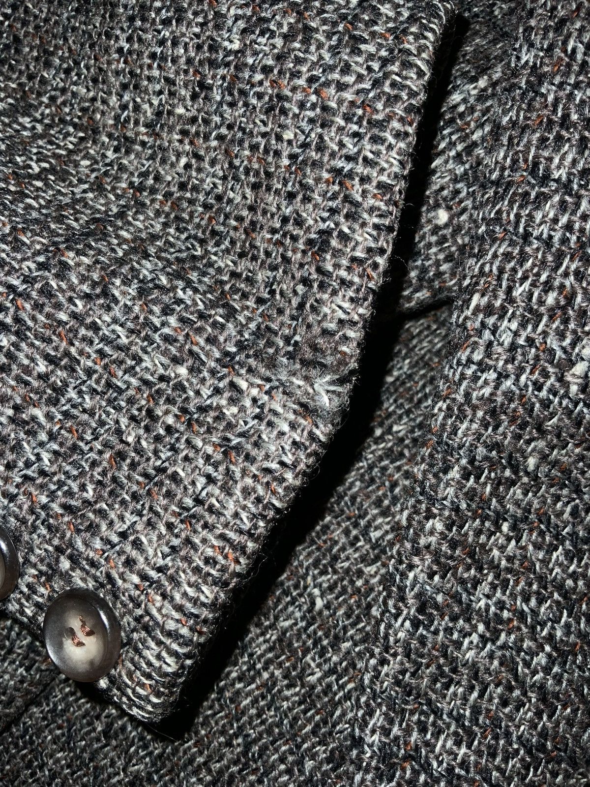 Vintage Vintage 60s Smiths Country Club Tweed Wool Blazer Jacket. Size 44L - 9 Thumbnail