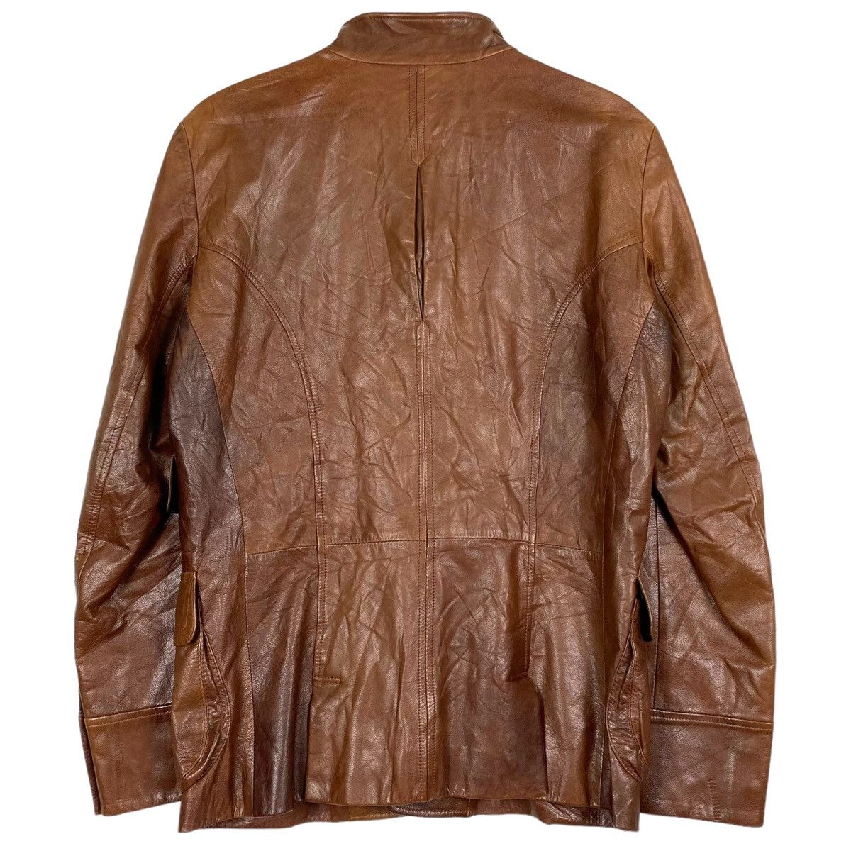 Paul Smith 💥PAUL SMITH LAMB BROWN LEATHER JACKET Size US L / EU 52-54 / 3 - 8 Thumbnail