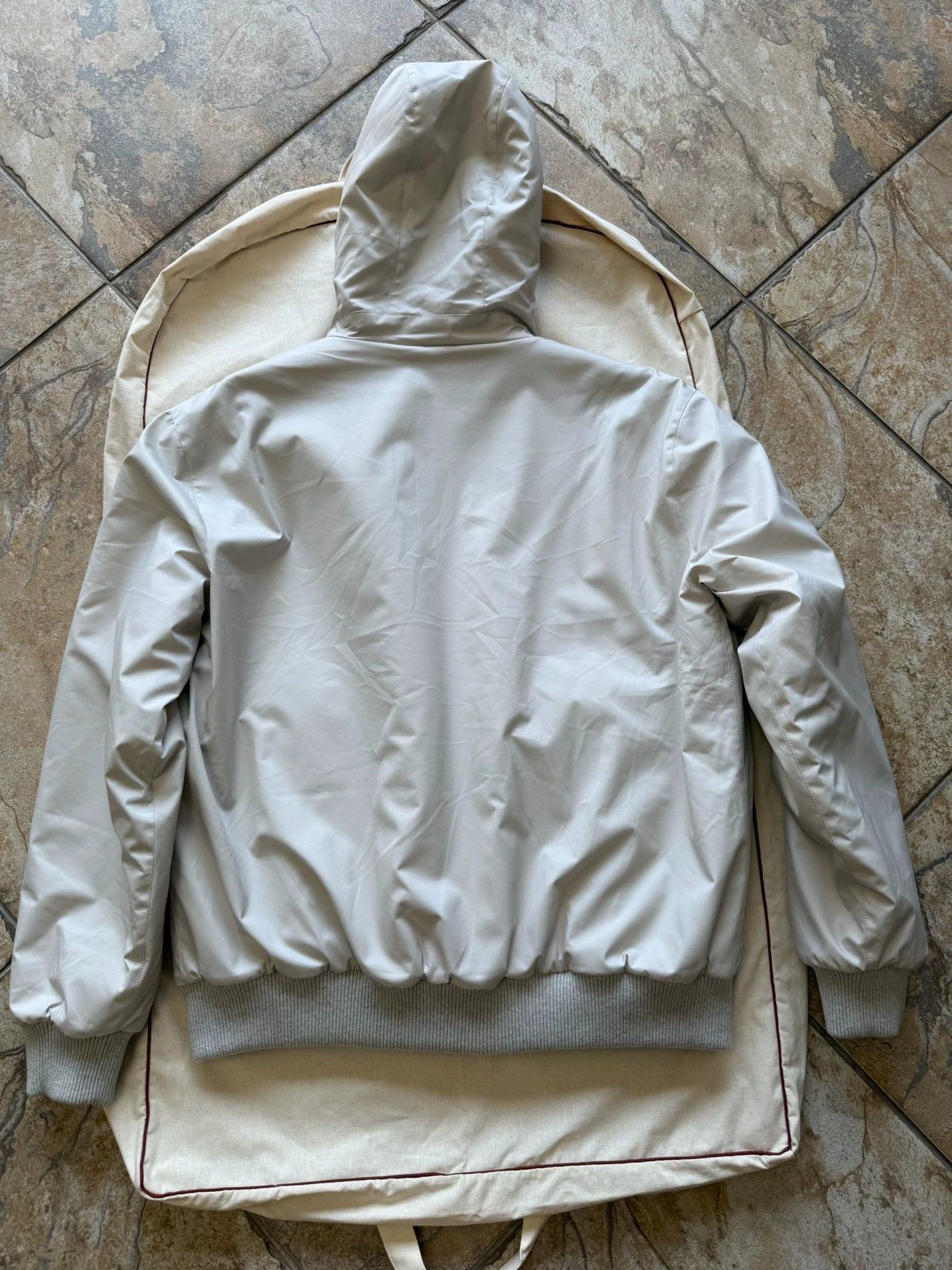 Loro Piana Thick Cashmere Rain Jacket Loro Piana XXL GreenStorm Size US XXL / EU 58 / 5 - 3 Thumbnail