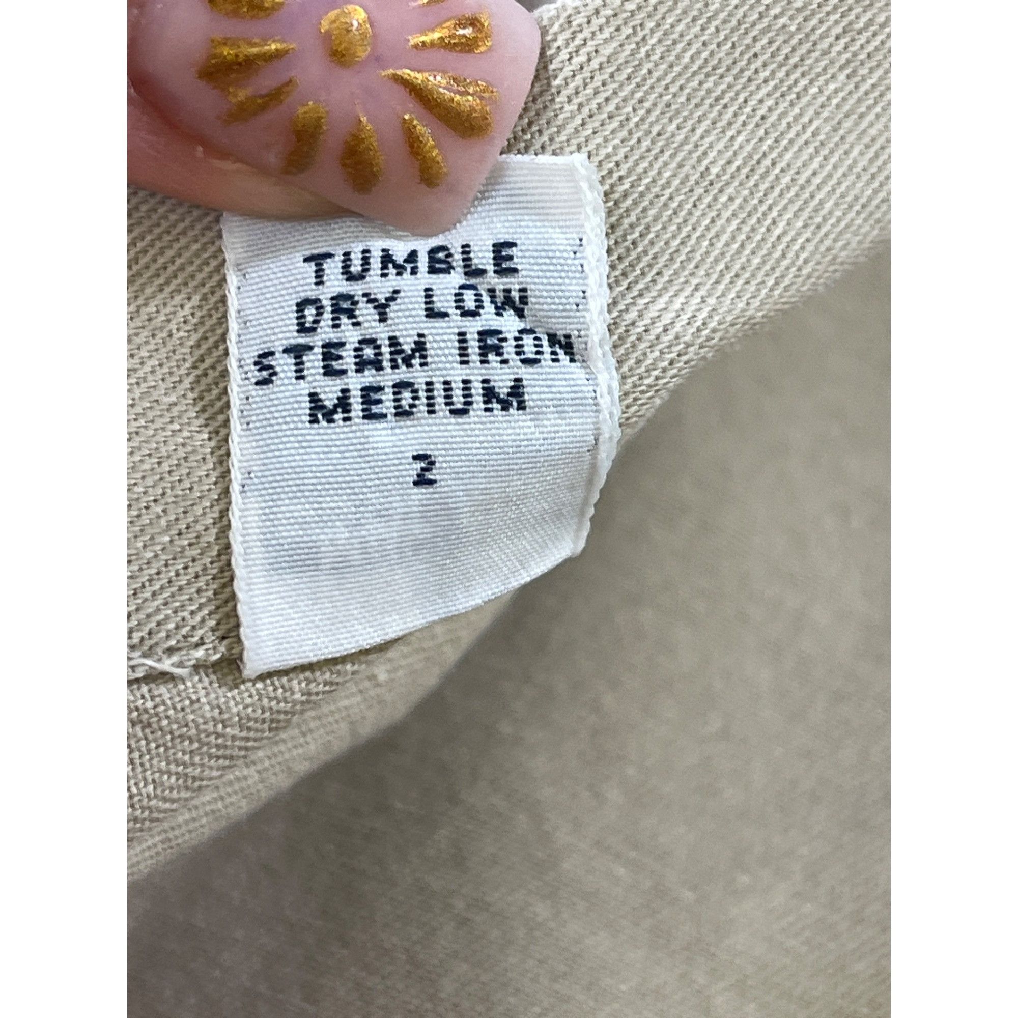 Ralph Lauren Ralph Lauren SKU 7778 Mens Classic Beige Button Down Long Sl Size US XL / EU 56 / 4 - 12 Thumbnail