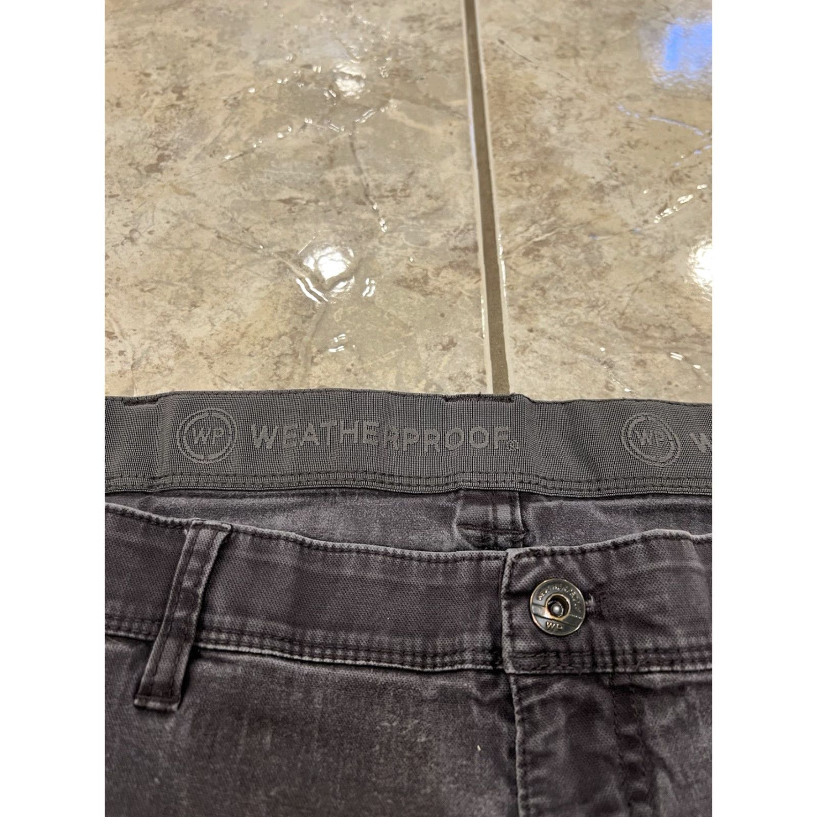 Weatherproof Weatherproof Men's 40X32 Pants Straight Leg Cargo Grey Size US 40 / EU 56 - 7 Thumbnail
