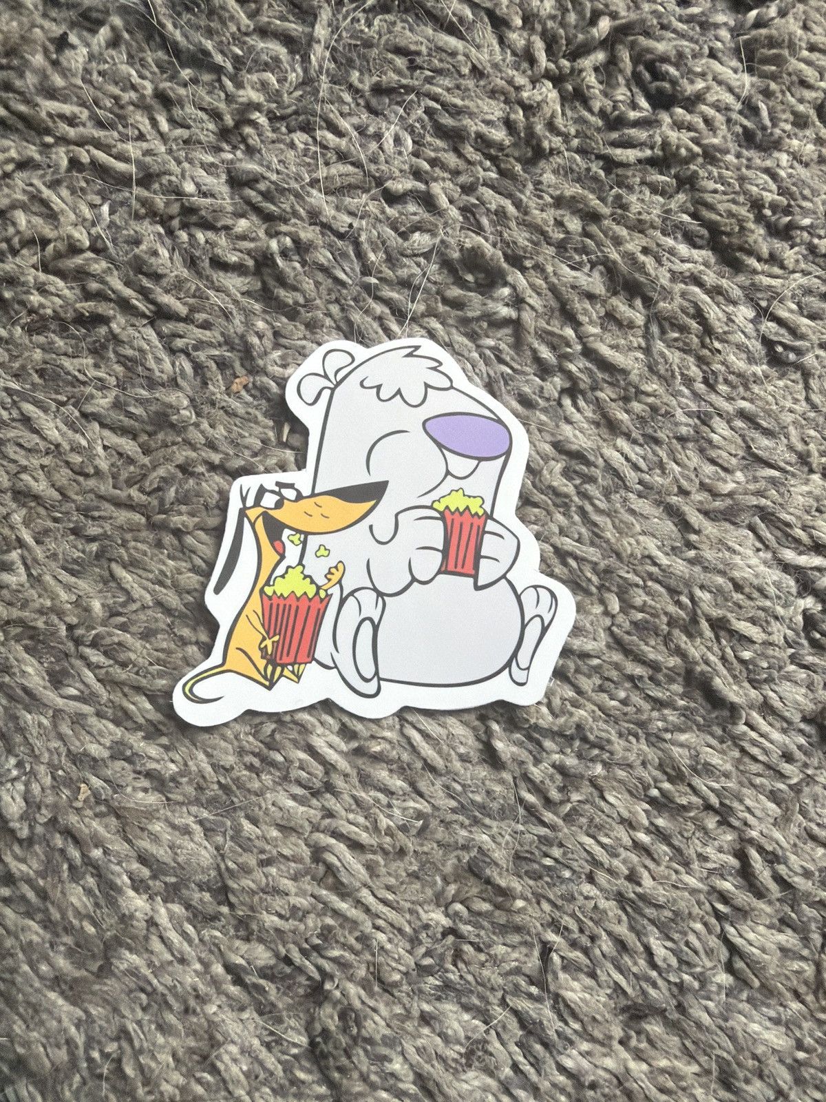 Cartoon Network 2 Stupid Dogs Big Dog And Little Dog Sticker Size ONE SIZE - 1 Thumbnail