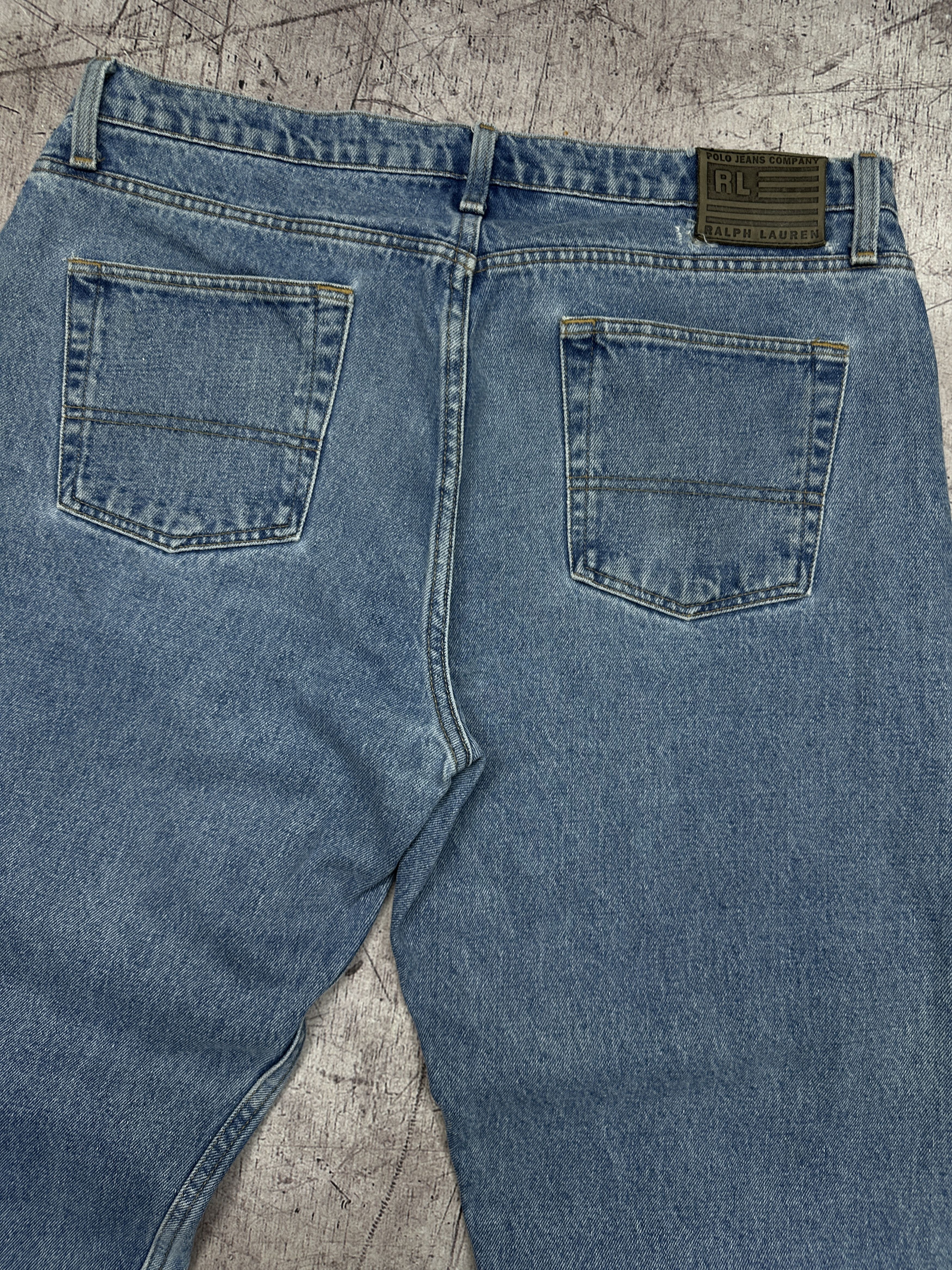 Polo Ralph Lauren Polo Ralph Lauren 90s Vintage Mens Denim Pants Jeans Size US 38 / EU 54 - 8 Thumbnail