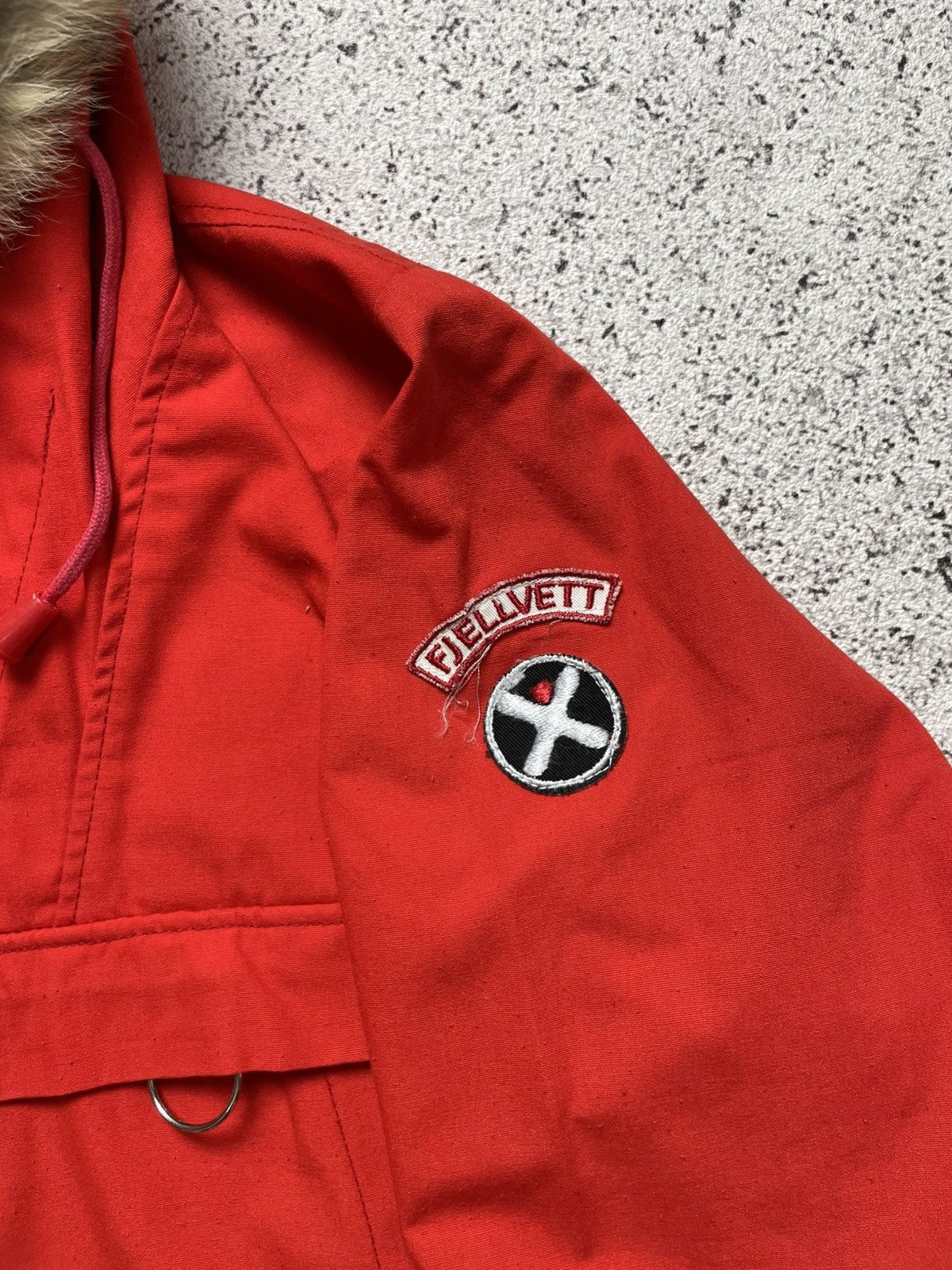 Vintage Vintage Norway Fjelvett Fur Hood Pullover Anorak Jacket Size US M / EU 48-50 / 2 - 4 Thumbnail