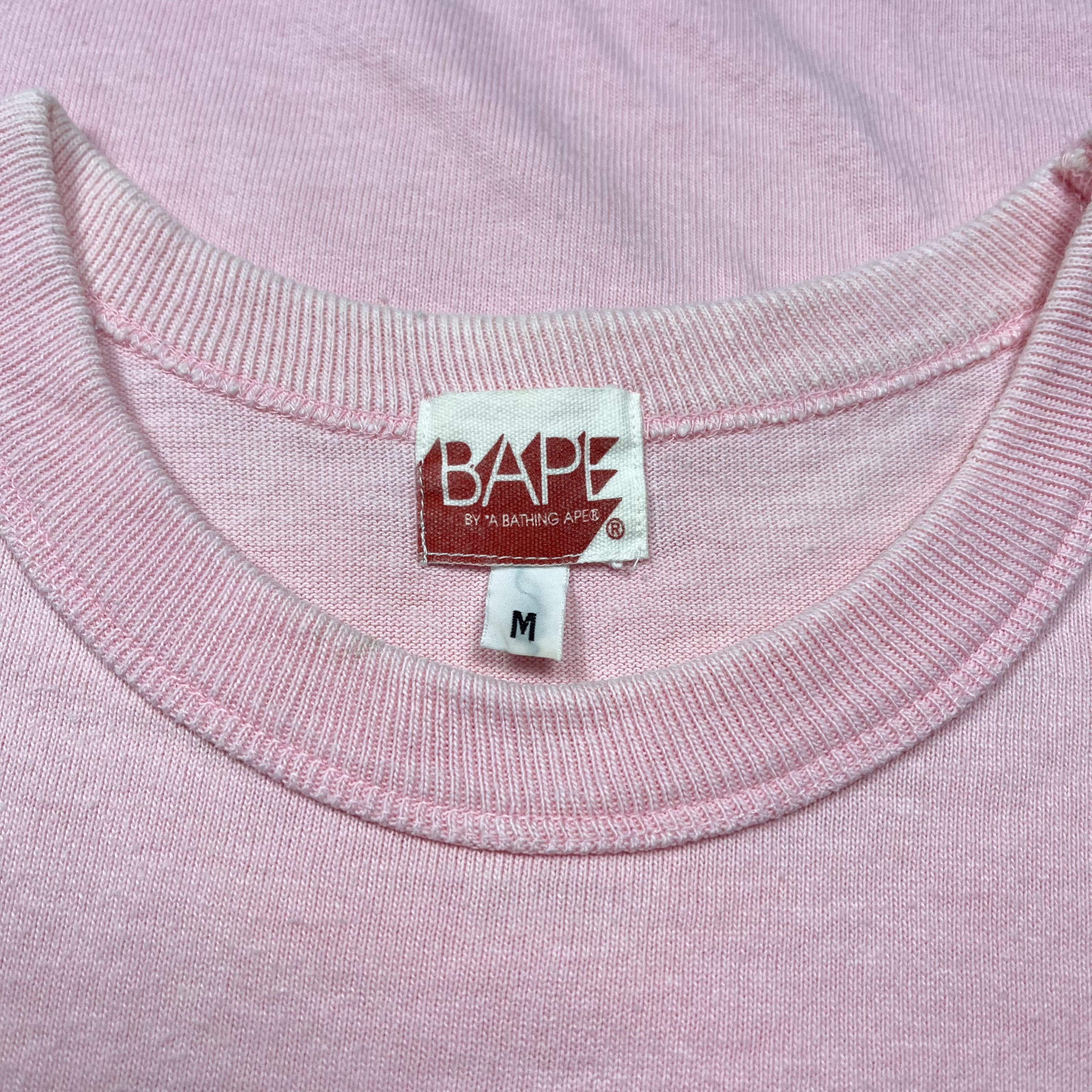 Bape Bape Big Logo T-Shirt Pink Size US M / EU 48-50 / 2 - 6 Thumbnail