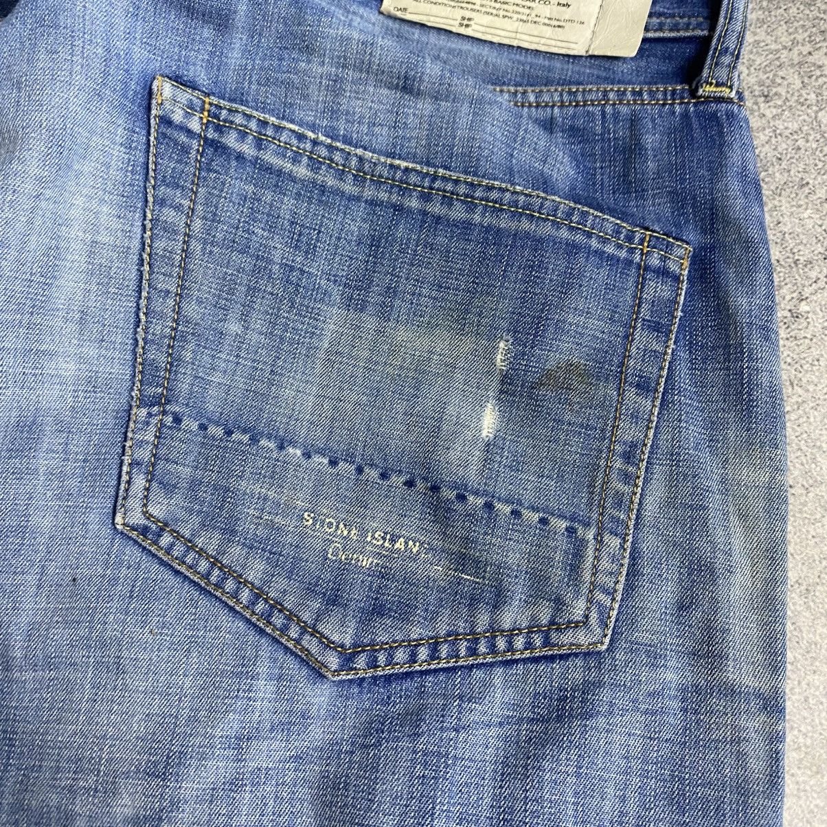 Stone Island Vintage Stone Island Jeans Denim Pants Rare S.I Denims Size US 34 / EU 50 - 4 Thumbnail