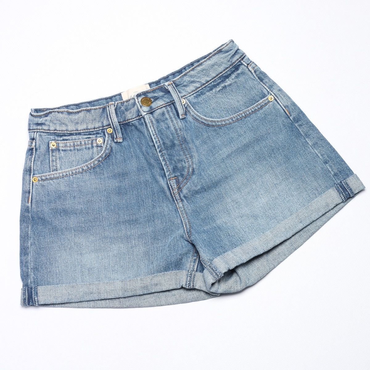 Sezane Sezane Paris Denim Shorts Jeans Blue Size 25" / US 0 / IT 36 - 6 Thumbnail