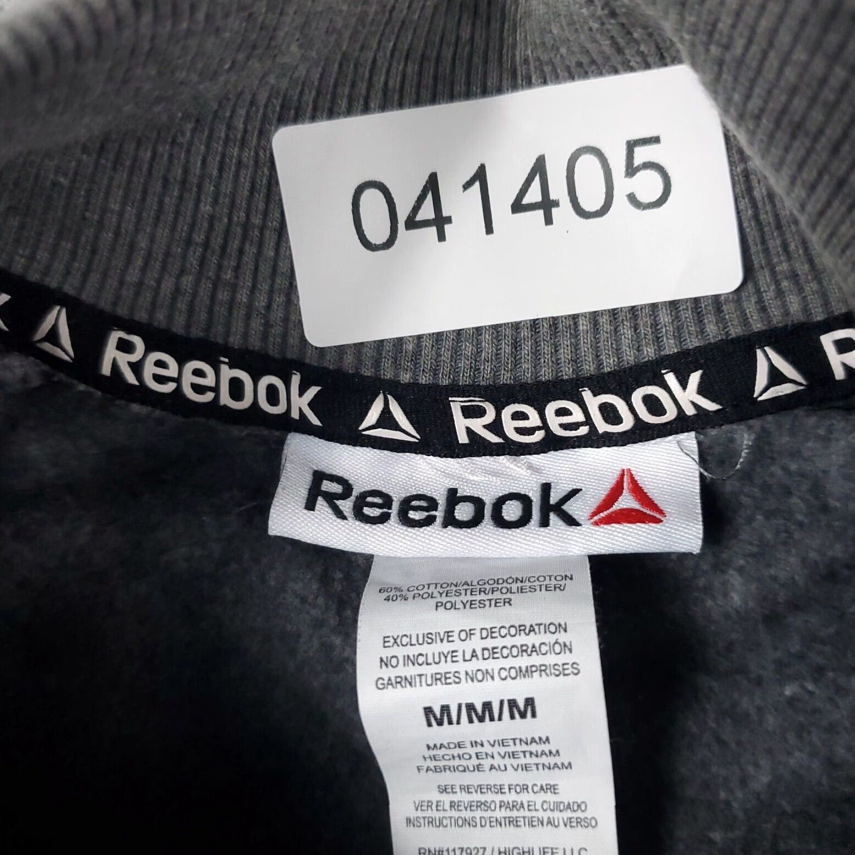 Reebok Reebok Women's Gray 1/4 Zip Sweater Adult Medium Casual Knitted Pullover Size M / US 6-8 / IT 42-44 - 8 Thumbnail