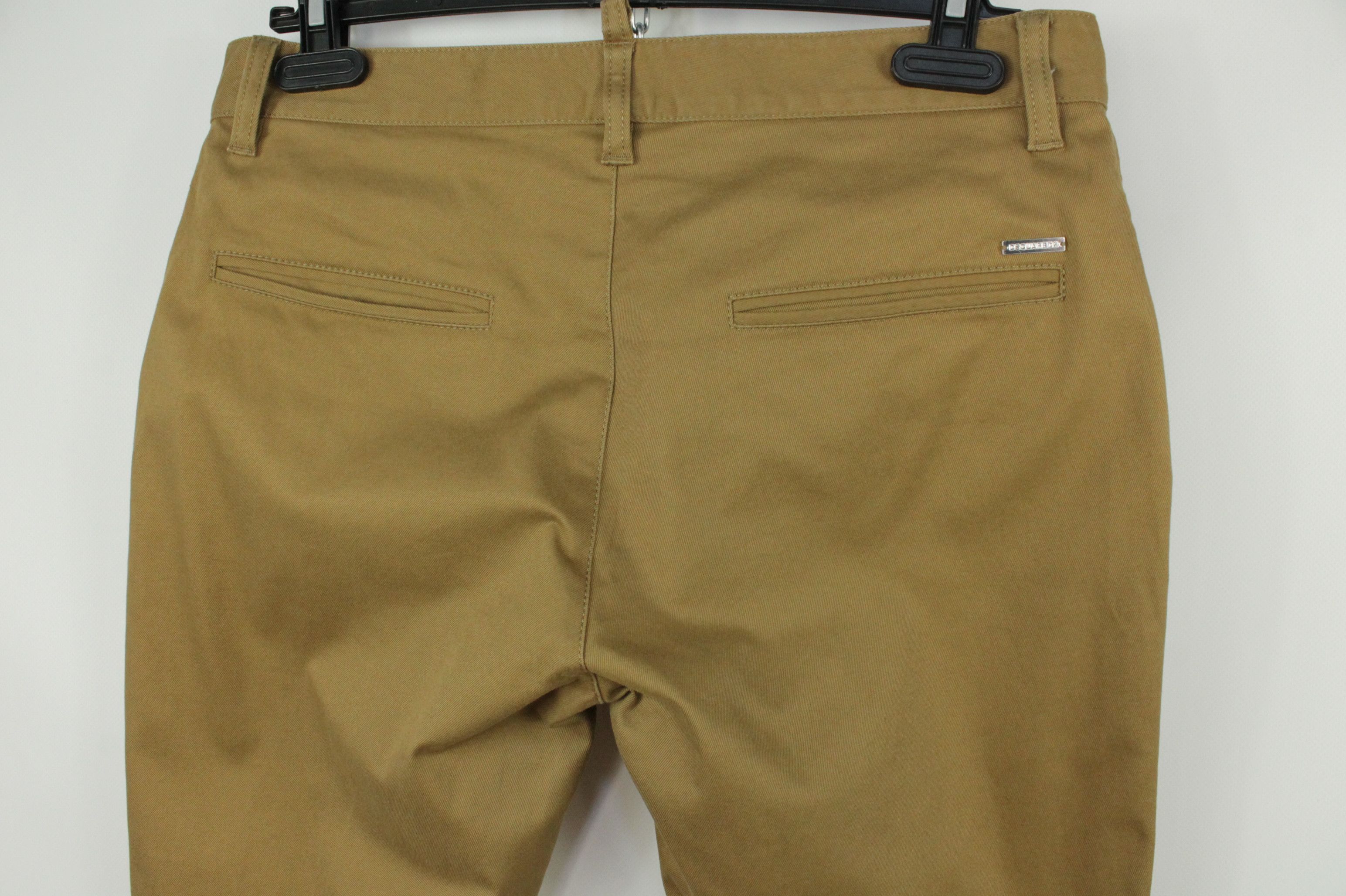 Dsquared2 Dsquared2 Stretch Twill Cotton Cropped Chino Pants Women's Size 27" / US 4 / IT 40 - 8 Thumbnail