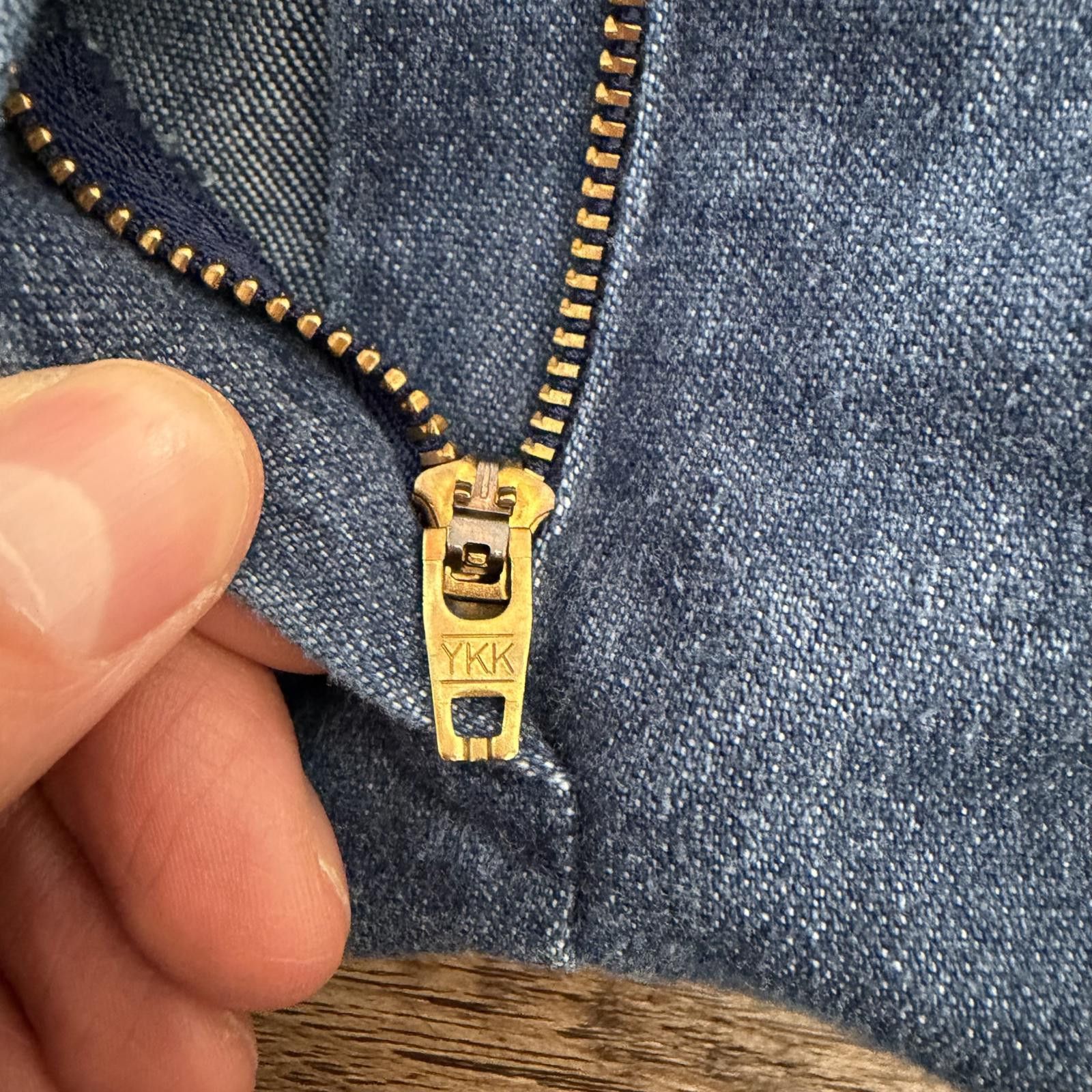 Other Vintage 80s Koret City Blues Denim Pants NO BUTTON Size 32" / US 10 / IT 46 - 6 Thumbnail