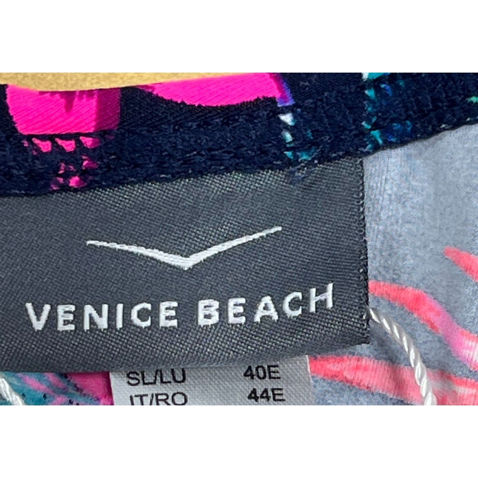 Other Venice Beach - Women's Floral Print Bikini Top - Black/Pink/ Size ONE SIZE - 6 Thumbnail
