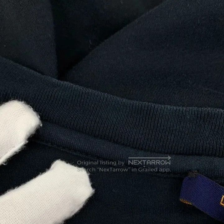 Louis Vuitton Louis Vuitton Black Logo Print Cotton T. Size US M / EU 48-50 / 2 - 9 Thumbnail