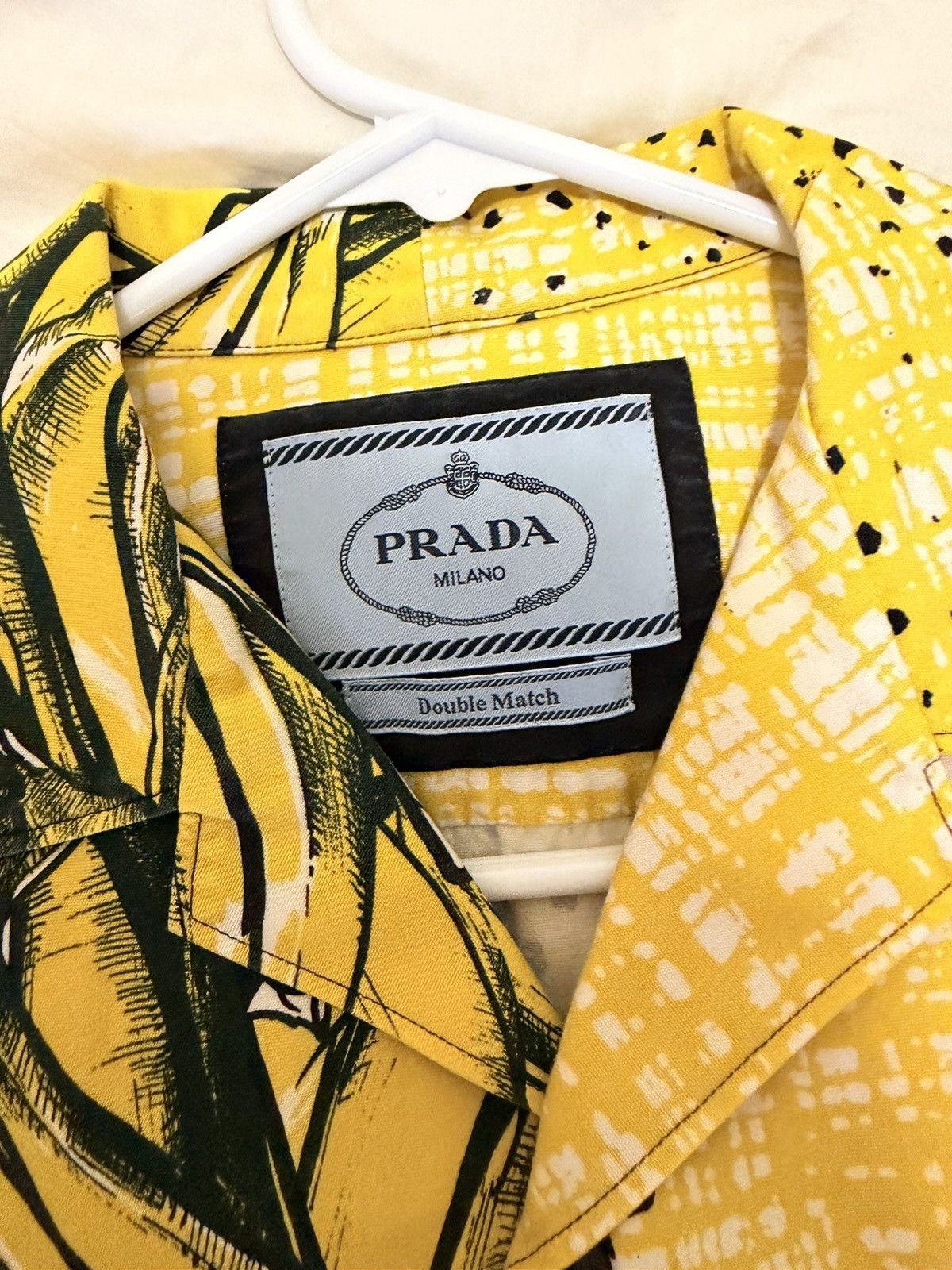 Prada Prada Double Match Shirt Banana Size US S / EU 44-46 / 1 - 2 Thumbnail