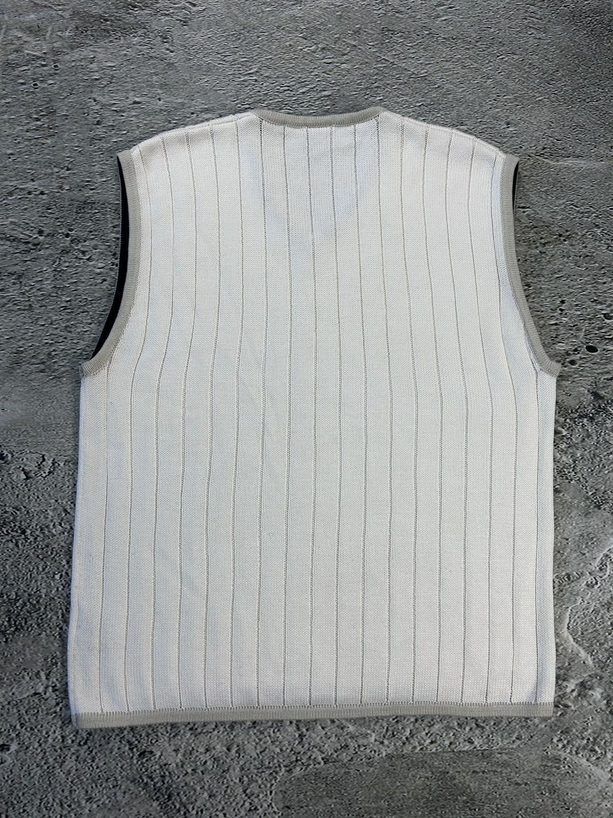 Nike Nike Court vintage cream sweater vest tennis 90s cable knit Size US M / EU 48-50 / 2 - 6 Thumbnail