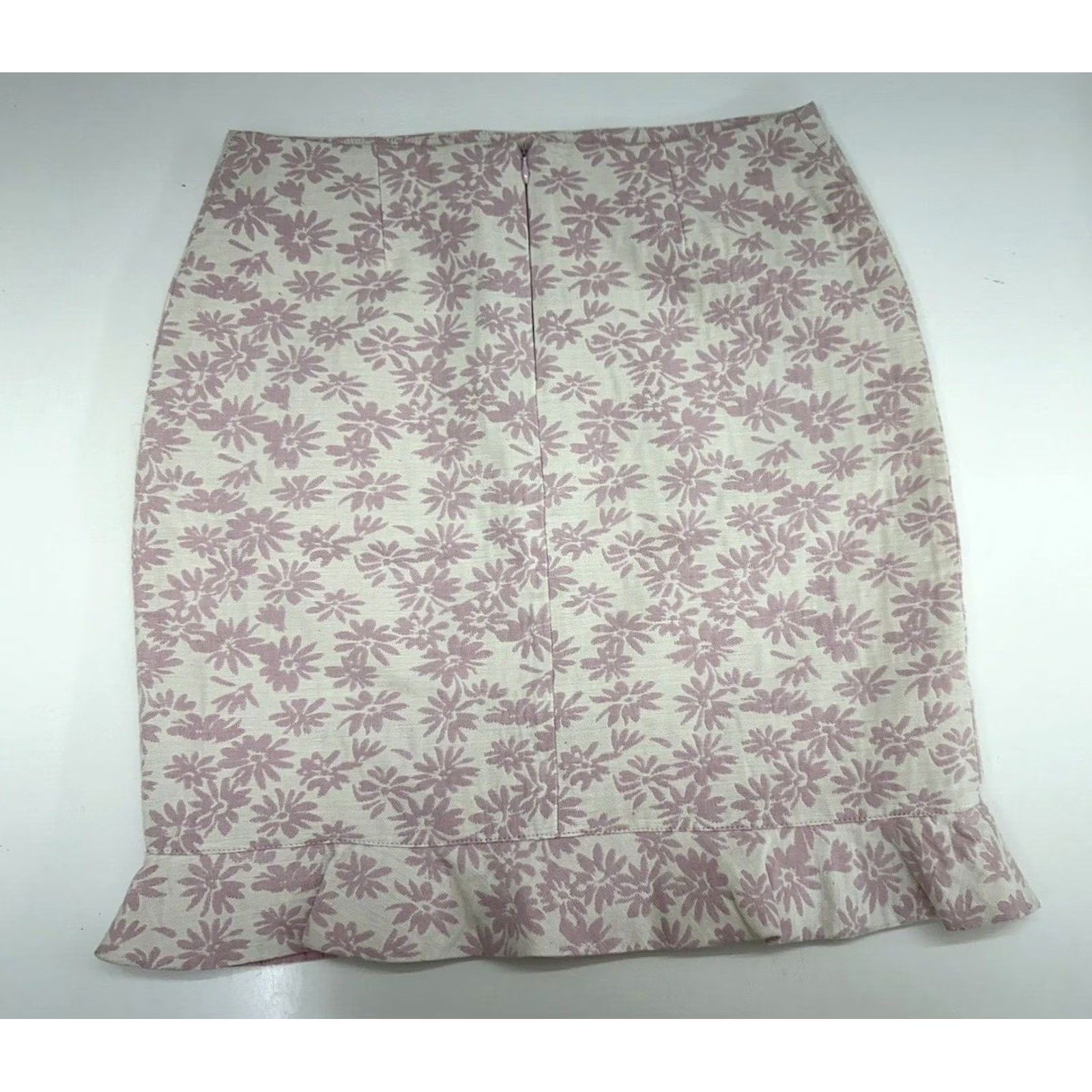 Vintage Womens Dalia Pink Floral Mini Skirt Size 8 Size 30" / US 8 / IT 44 - 5 Thumbnail