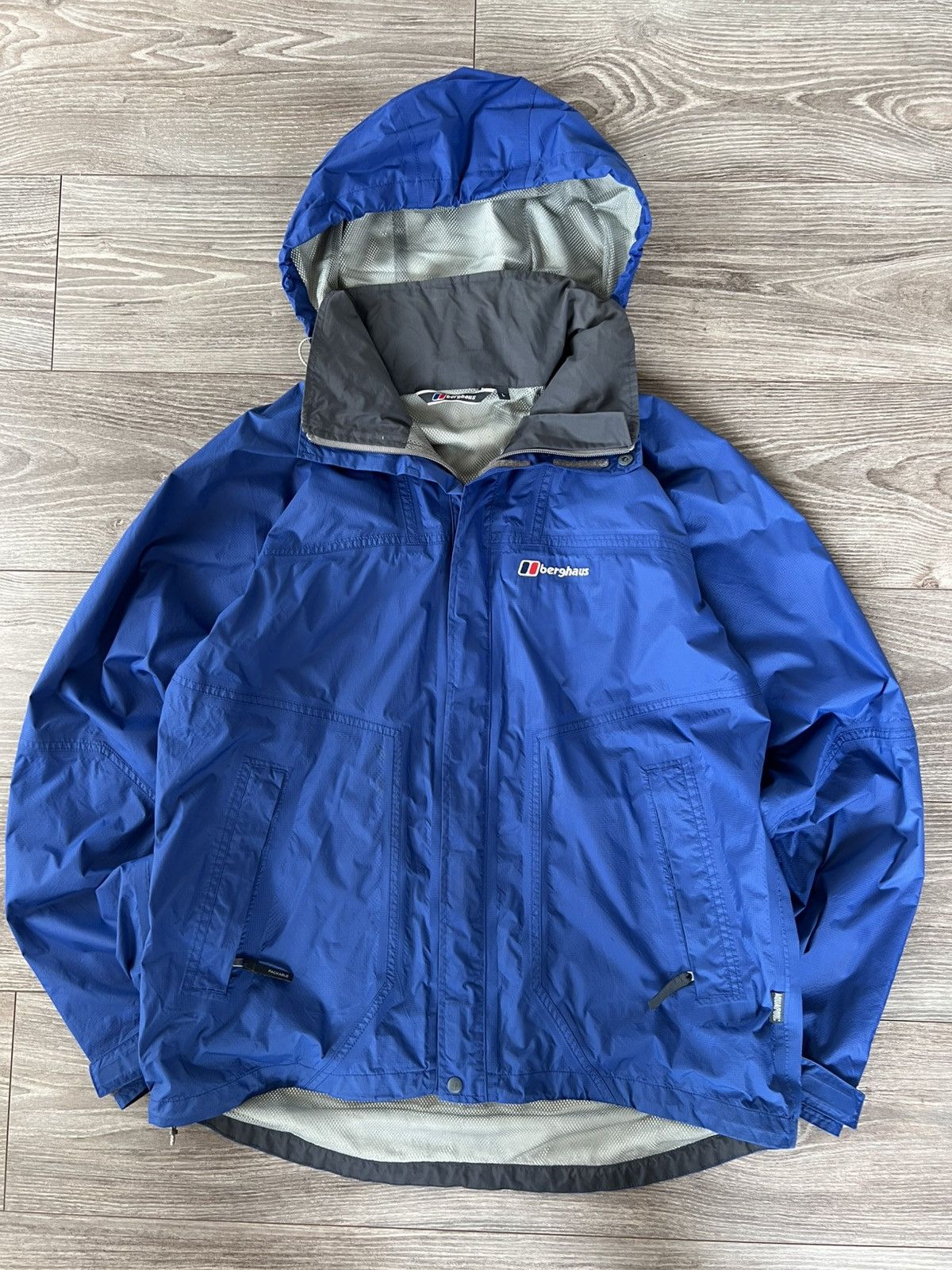 Berghaus × Goretex Berghaus Packable Gore Tex Waterproof Shell Gorpcore Jacket Size US L / EU 52-54 / 3 - 7 Thumbnail