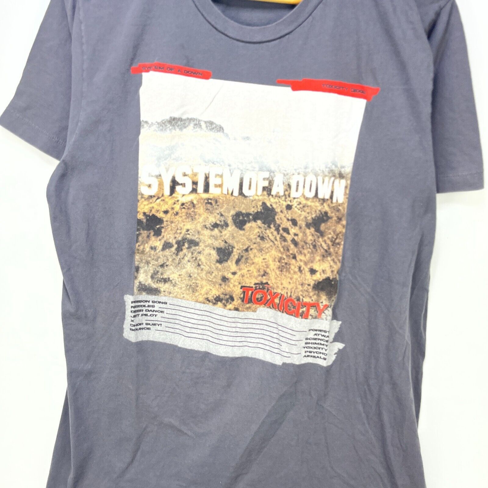 Vintage Vintage System of a Down Toxicity Y2K Band T Shirt Large Size US L / EU 52-54 / 3 - 2 Thumbnail