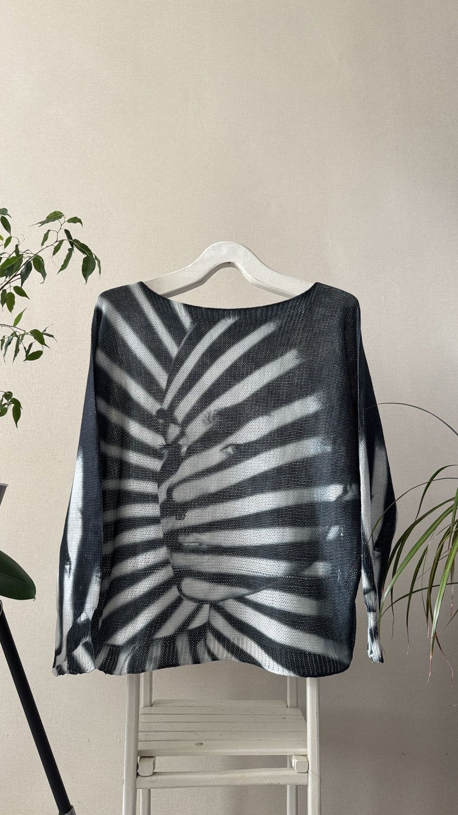 Hysteric Glamour Knitted Free Cut Printed Jumper Jean Paul Gaultier Vibe Size US S / EU 44-46 / 1 - 1 Thumbnail