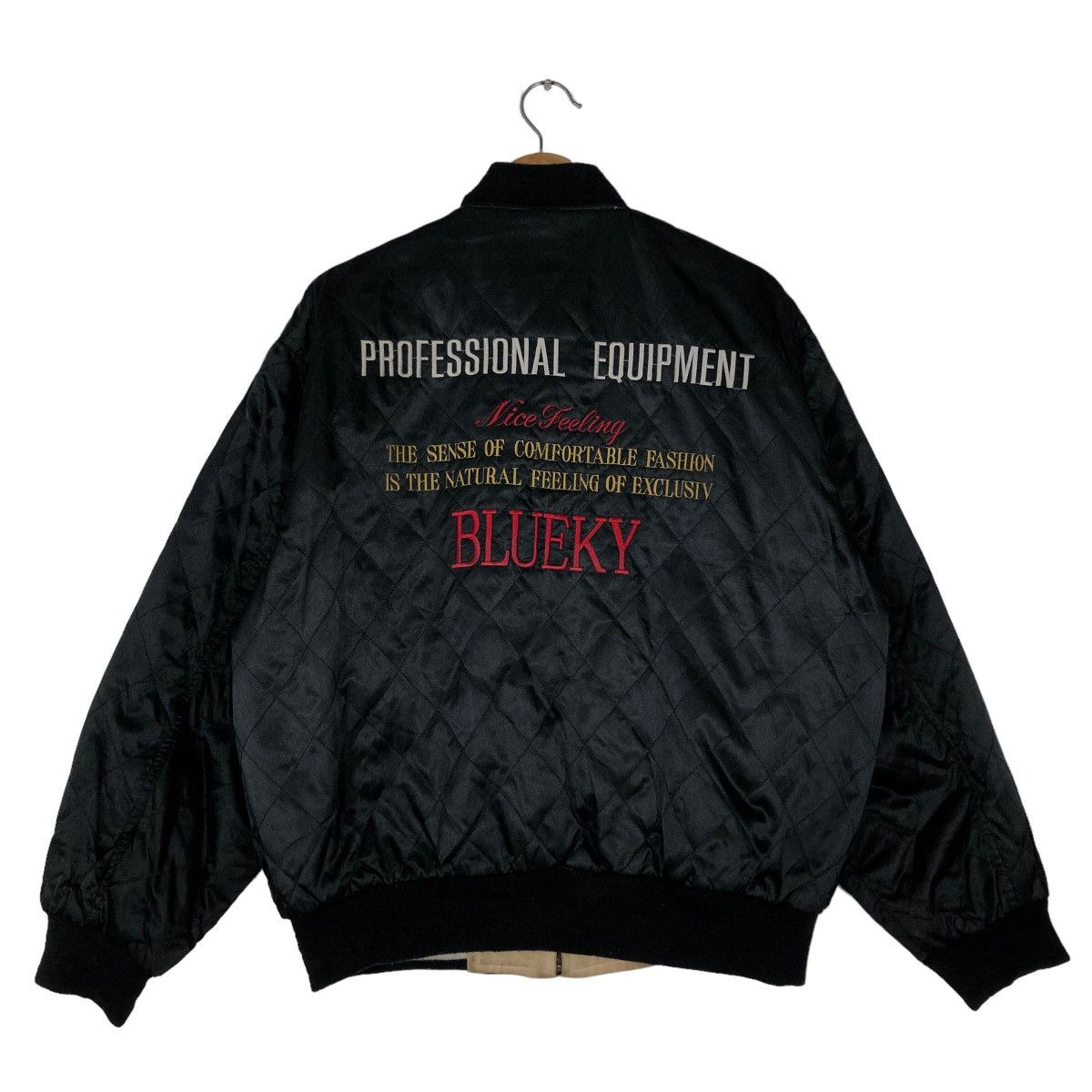Japanese Brand 🔥90’s Vintage Bomber Jacket Reversible Blueky Refined Japan Size US M / EU 48-50 / 2 - 7 Thumbnail