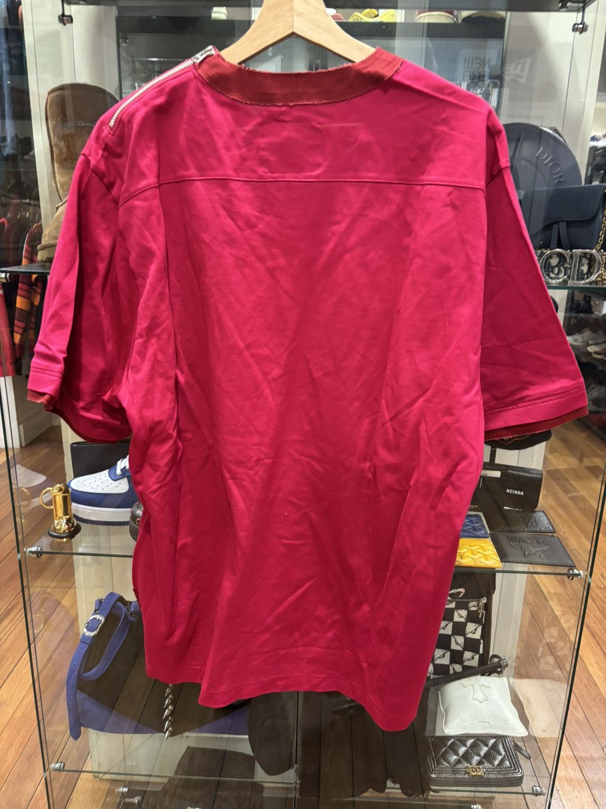 Sacai Sacai Embroidered Zipper Canvas Tee Size US XL / EU 56 / 4 - 2 Thumbnail