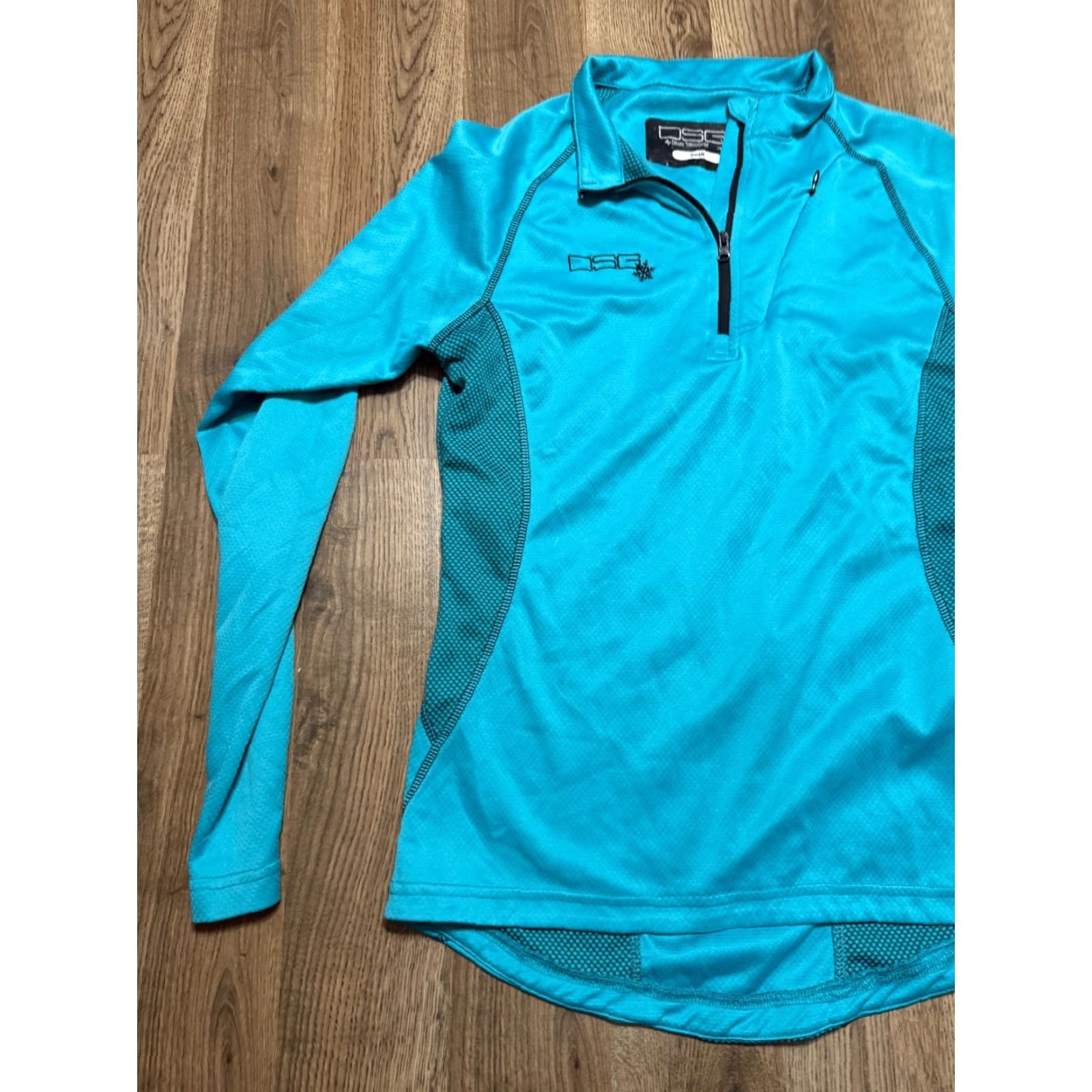 Vintage DSG Shirt Women's Small Blue 1/4 Zip Long Sleeve Outerwear Casual Modern Basic Vintage No Size S / US 4 / IT 40 - 3 Thumbnail