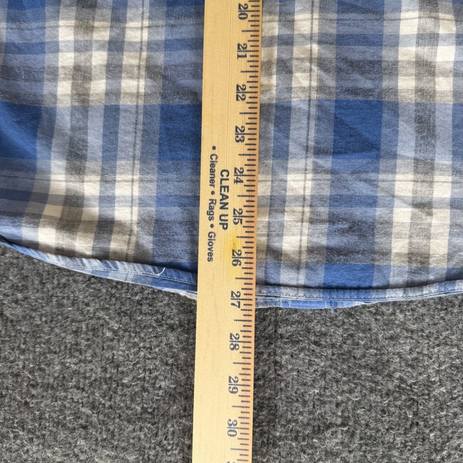 UNTUCKit UNTUCKit Shirt Mens Medium Slim Fit Blue Plaid Wrinkle Free Size US M / EU 48-50 / 2 - 6 Thumbnail