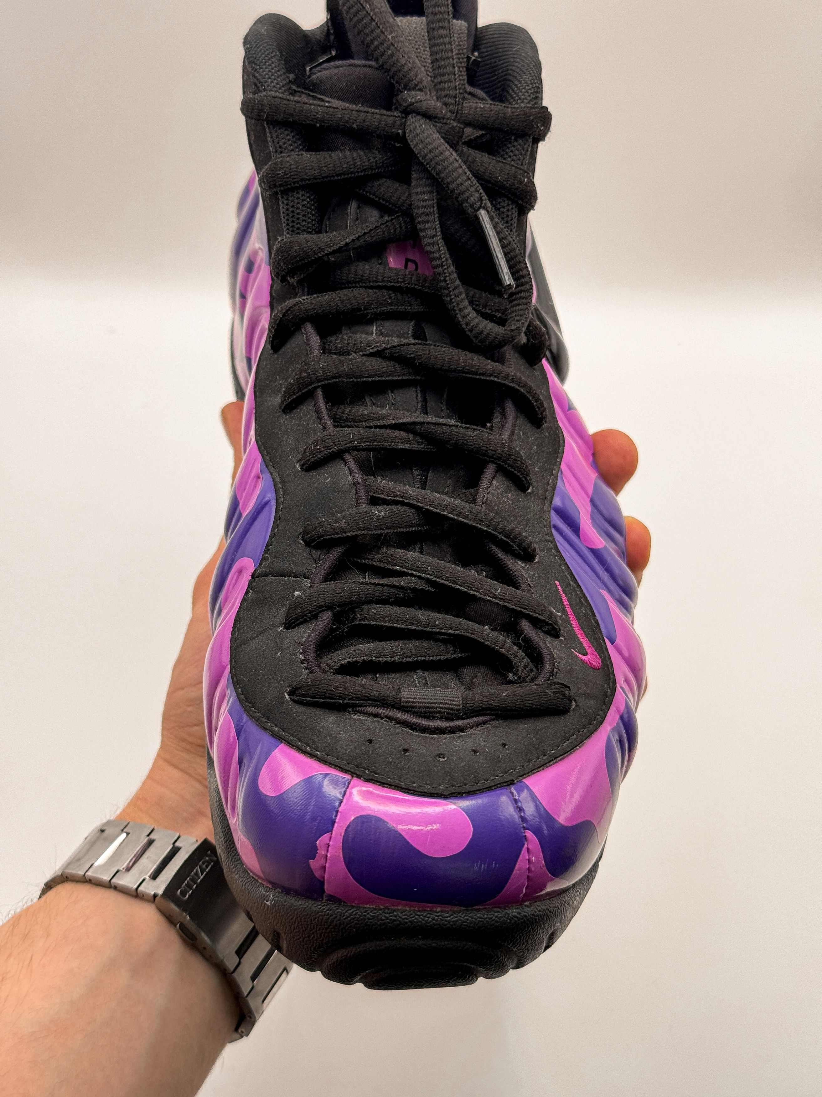 Nike Nike Air Foamposite Pro "Purple Camo" Hyper Violet 2019 Size US 10.5 / EU 43-44 - 6 Thumbnail