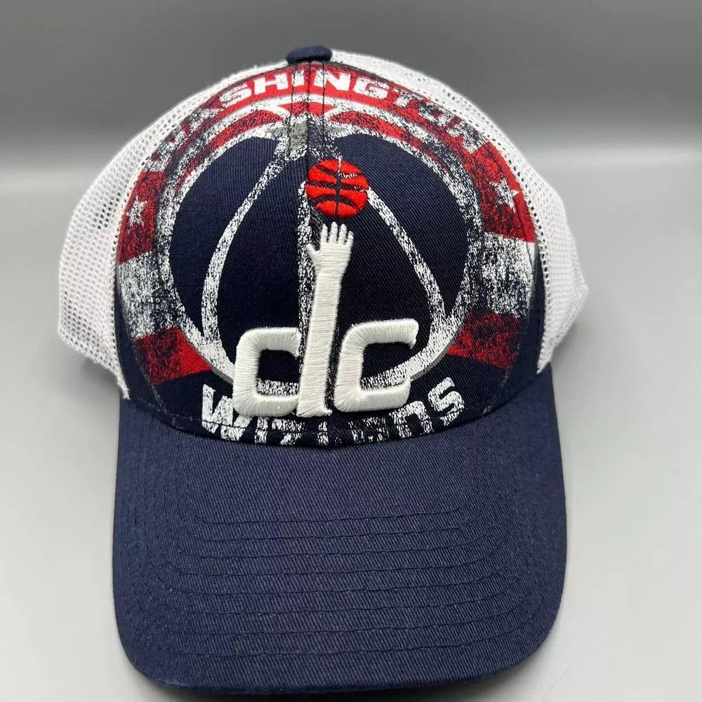 Adidas Washington Wizards Trucker Hat Men Adidas Snap Back Cap New Size ONE SIZE - 1 Thumbnail