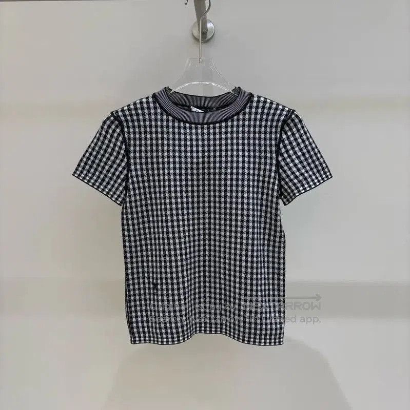 Dior Dior Black Cashmere Short Sleeve Sweater . Size XS / US 0-2 / IT 36-38 - 1 Thumbnail