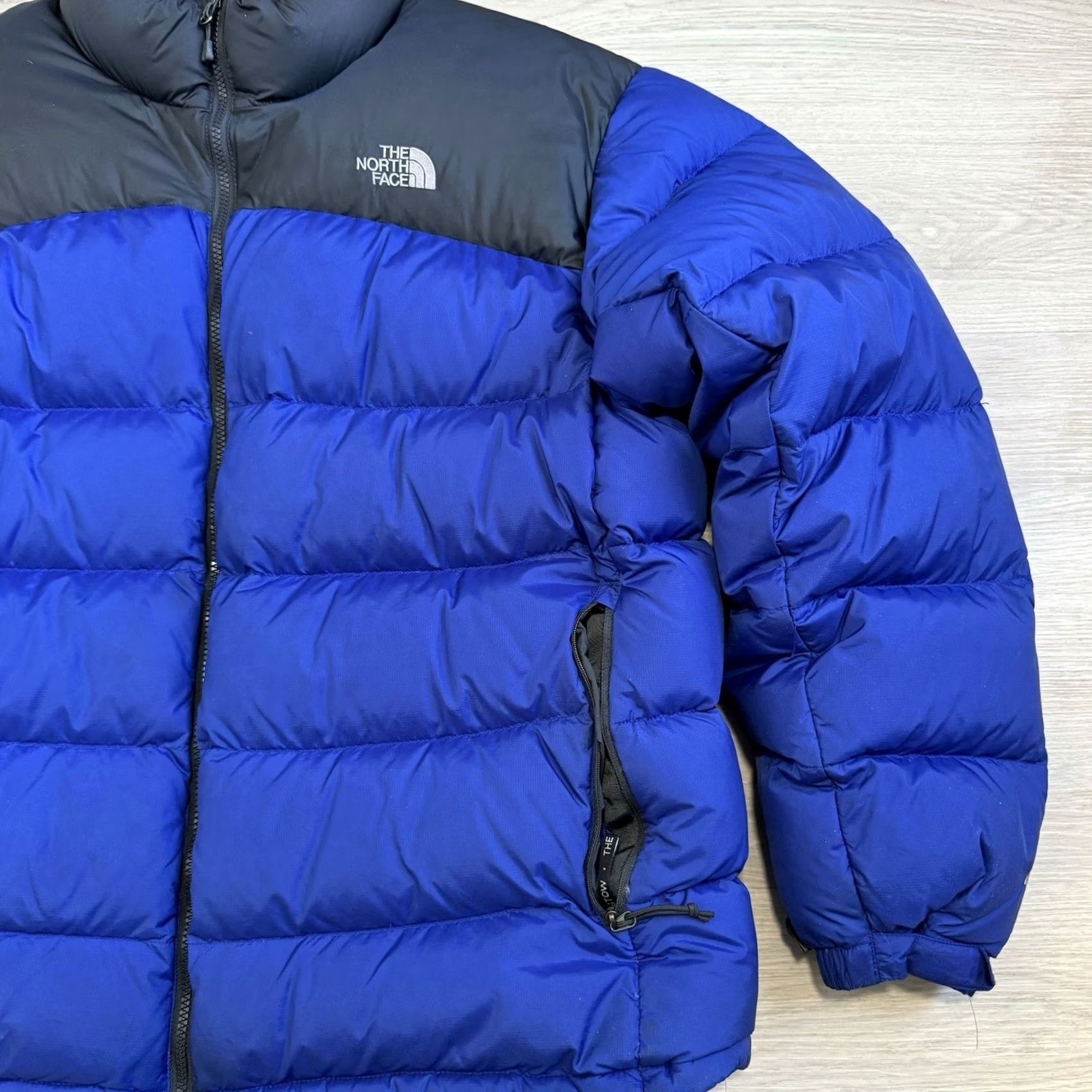 The North Face North Face Nuptse Puffer Jacket Mens XXL 2X Blue Black Winter Goose Down Coat Size US XXL / EU 58 / 5 - 4 Thumbnail