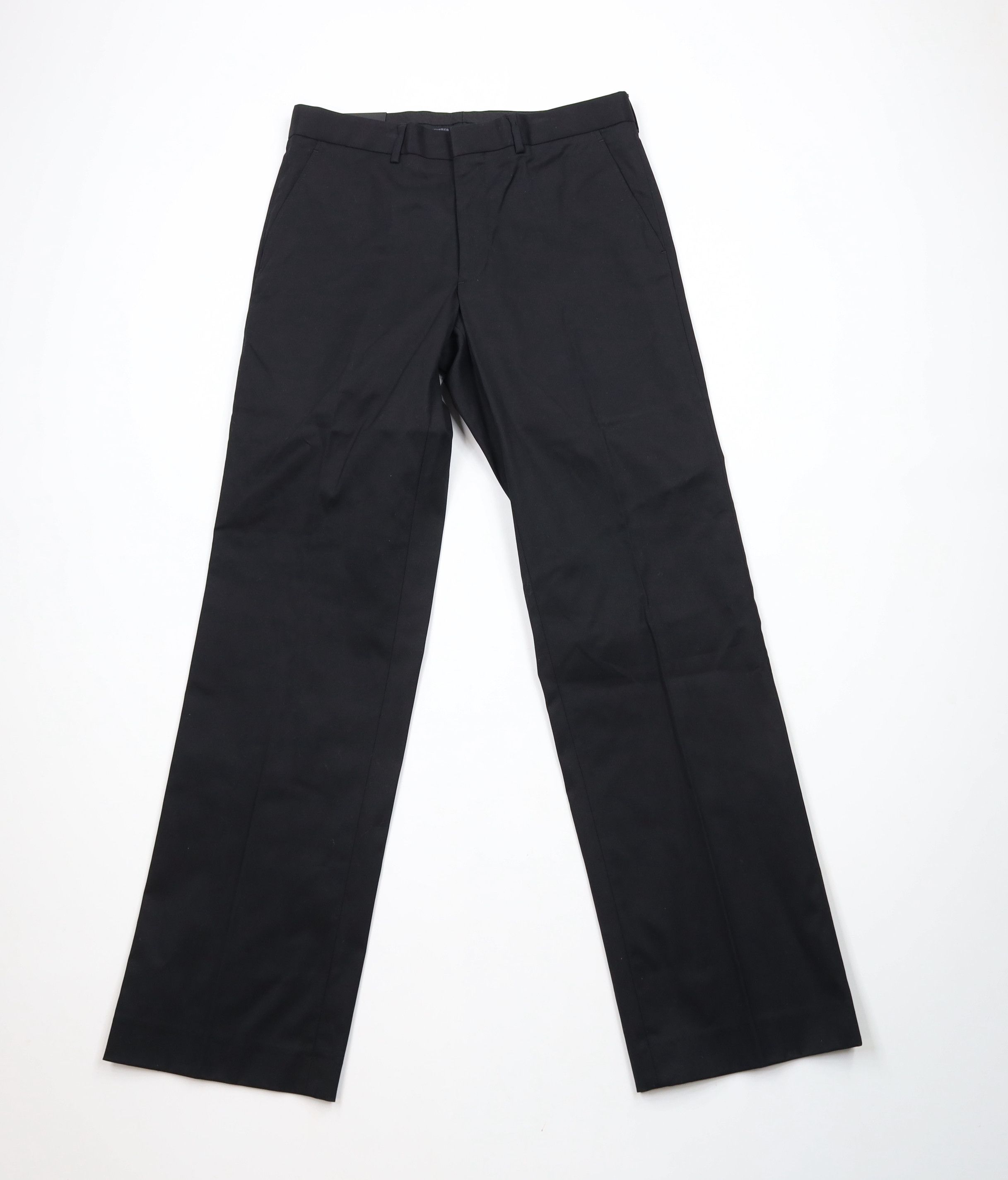 Express × Vintage New Express Producer Flat Front Chino Pants Trousers Black Size US 31 - 1 Thumbnail